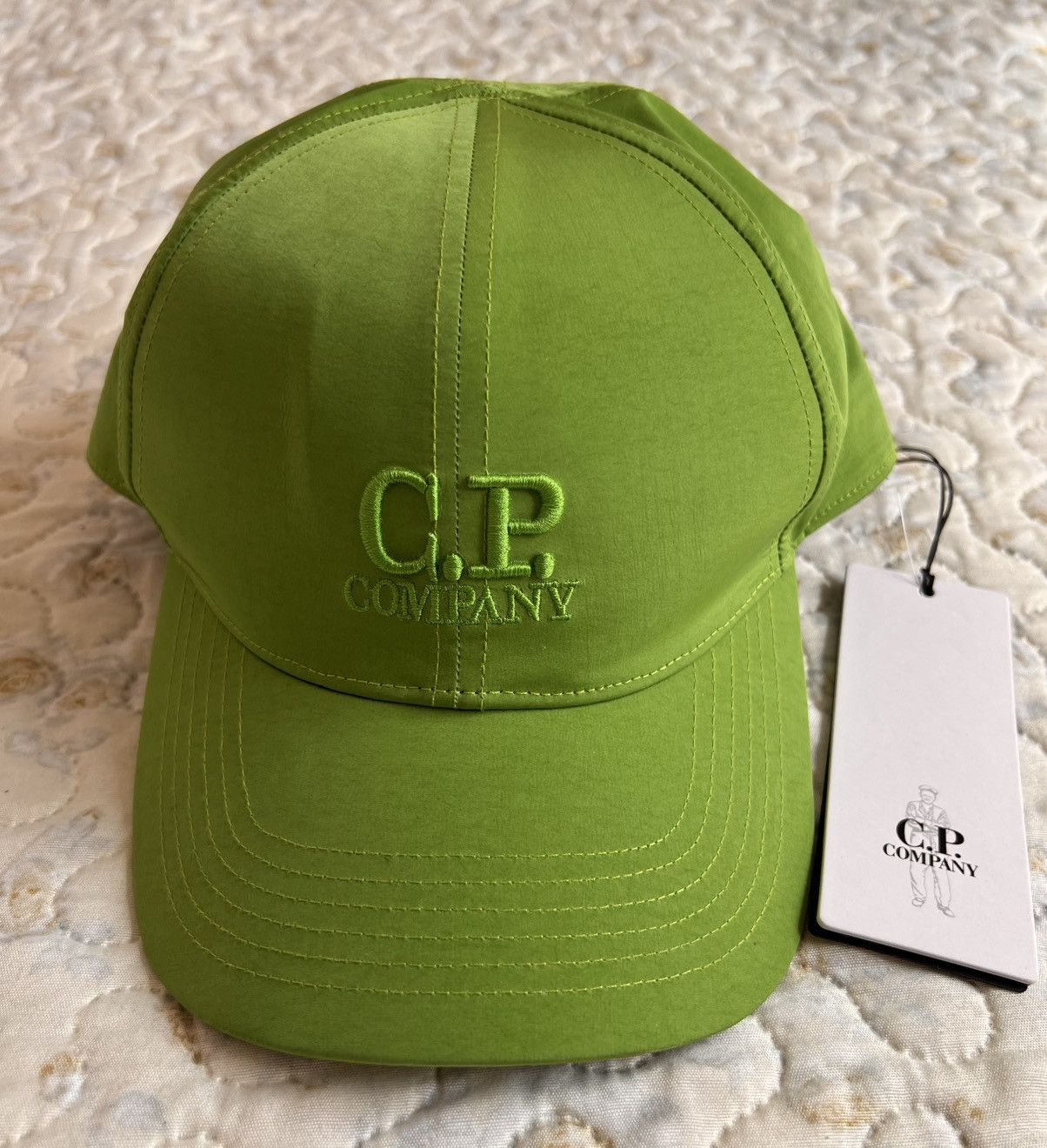 C.P. Company C.P. Company CHROME-R GOGGLE CAP glass hat cap green lime Size ONE SIZE - 3 Thumbnail