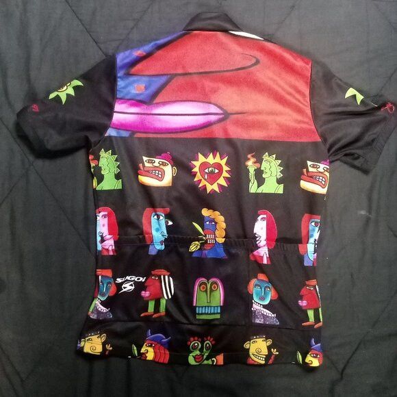 Vintage Vintage Sugoi Joe Average Art Cycling Jersey Size US M / EU 48-50 / 2 - 7 Thumbnail