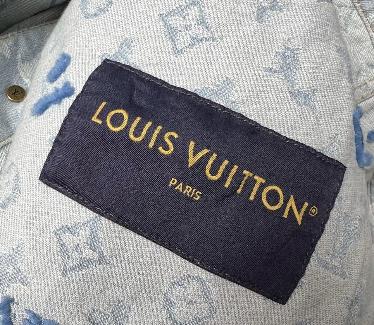Louis Vuitton × Tyler The Creator Louis Vuitton X Tyler The Creator 50 Monogram Denim Jacket Size US M / EU 48-50 / 2 - 9 Thumbnail