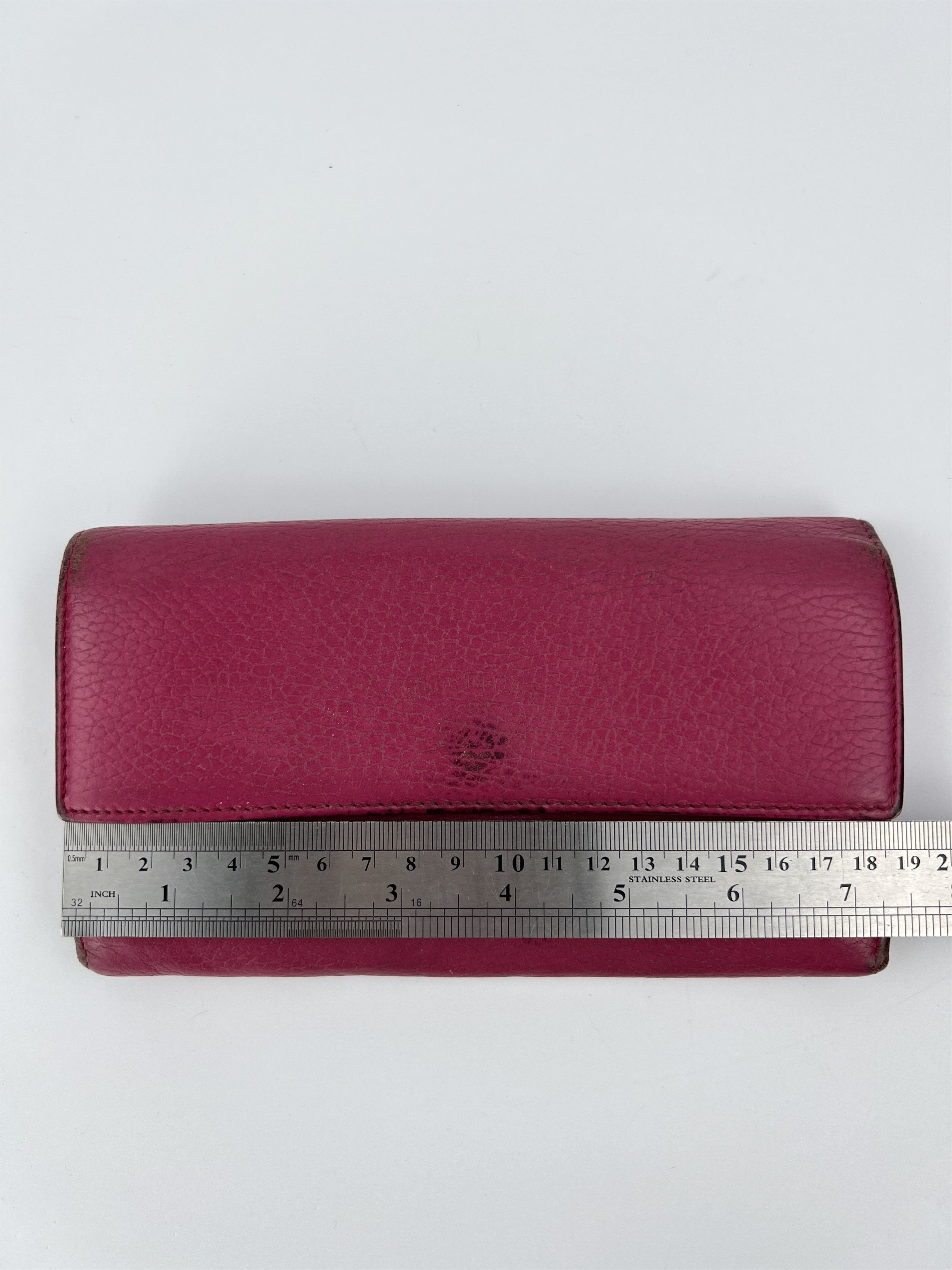Gucci Gucci Dollar Calfskin Pink Leather Wallet Size ONE SIZE - 6 Thumbnail