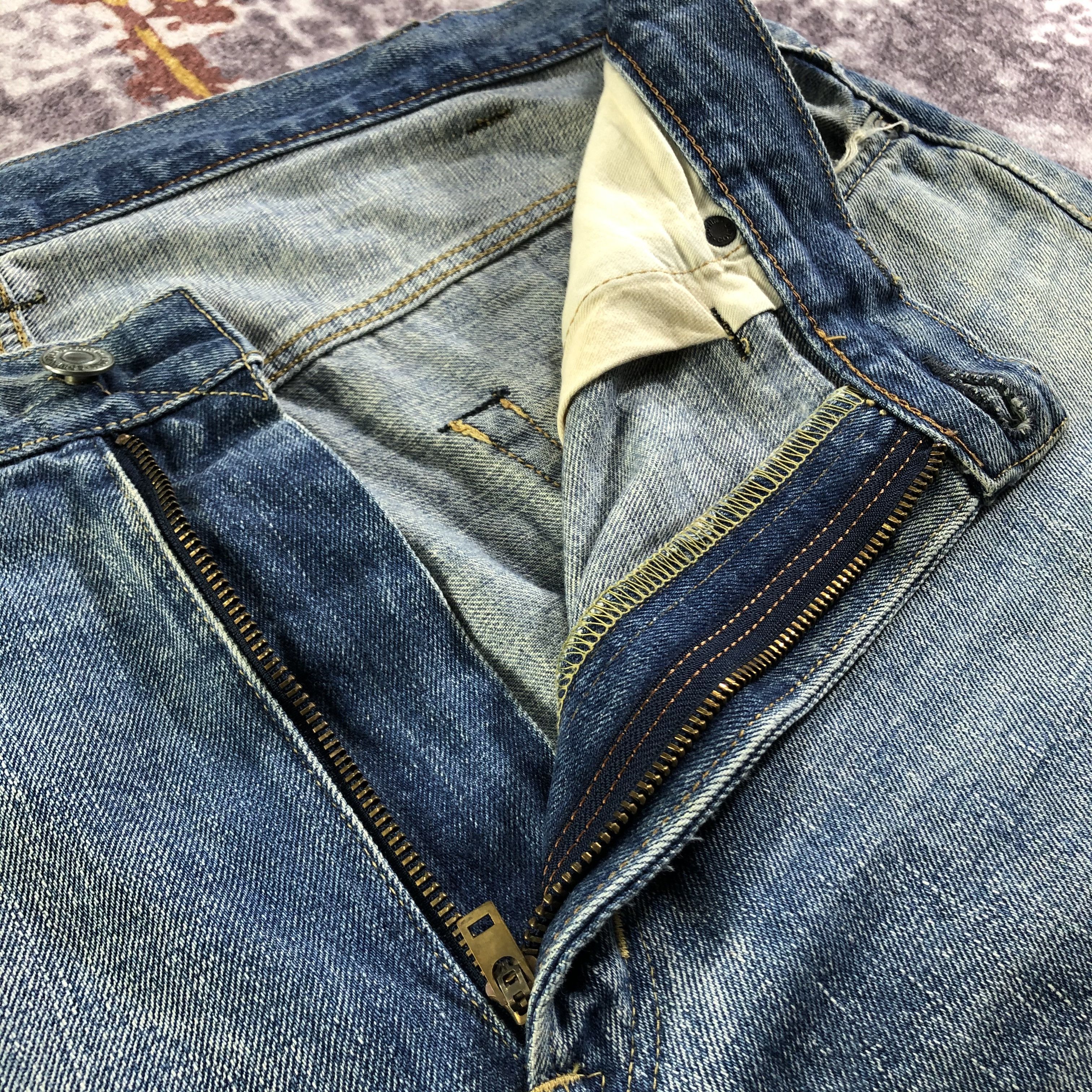 Edwin Vintage Blue Wash Edwin 505 Selvedge Jeans-JM3647 Size US 44 / EU 60 - 8 Thumbnail