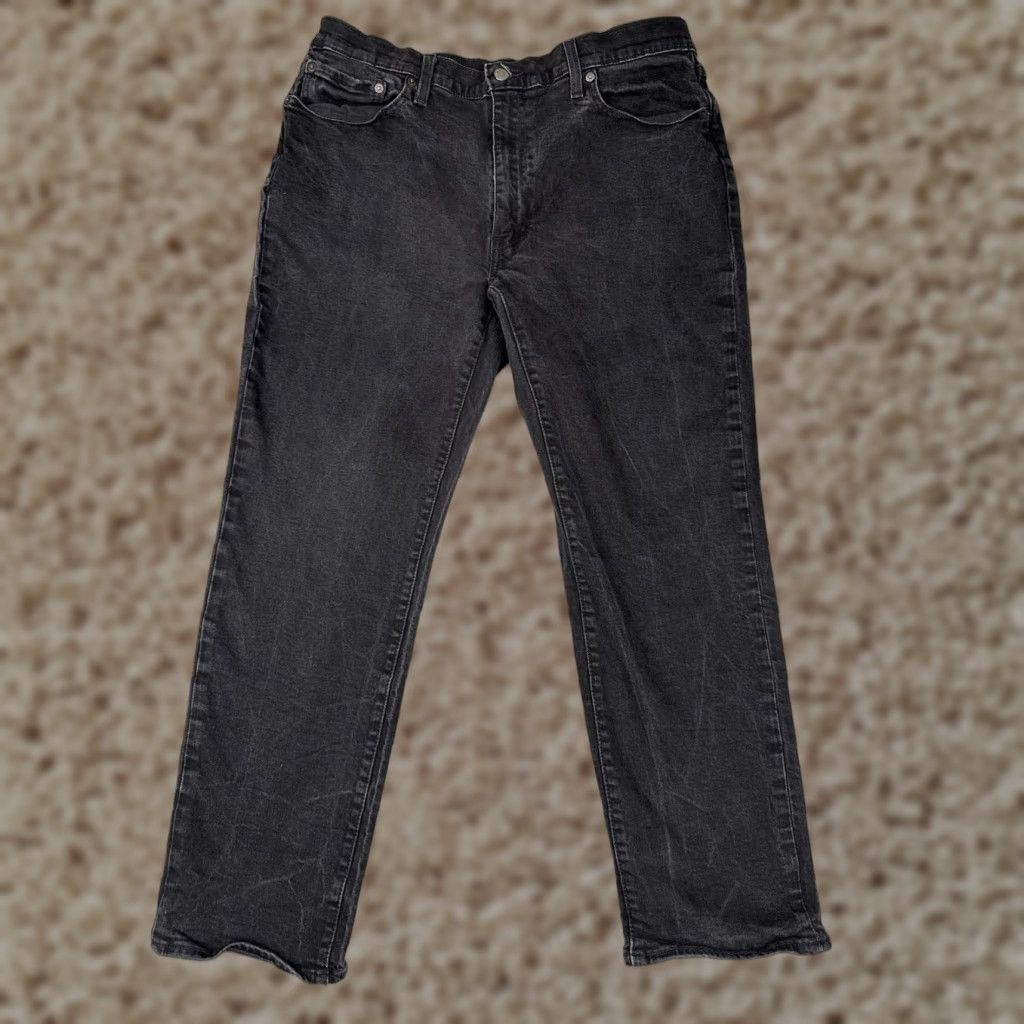 Levi's Levi's 541 Athletic Taper Jeans Men 38x30 Black Denim Stretch 5-Pocket Zip Fly Brand: Levi's 500 Series Regular Rise Mid Inseam 30 in Mens Size US 38 / EU 54 - 1 Thumbnail