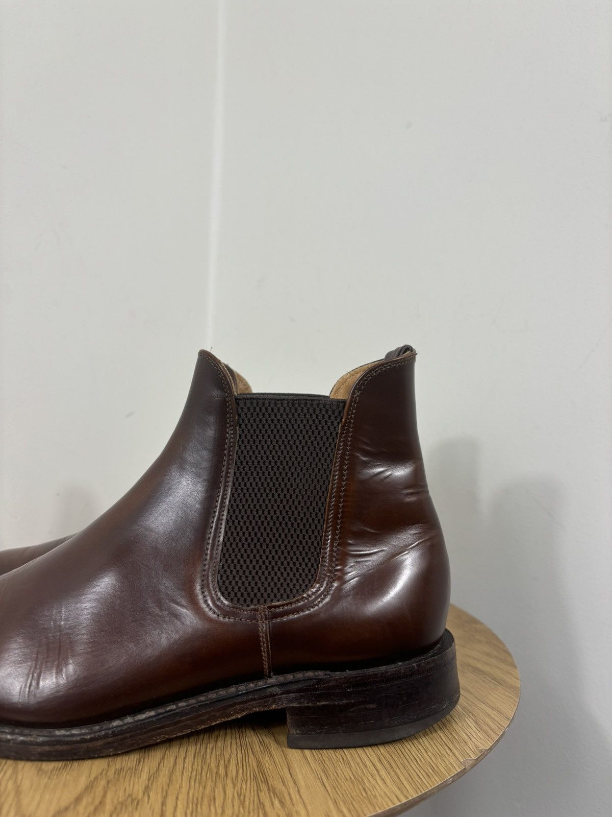 Loake Loake 1880 Shoemaker Men’s Brown Leather Chelsea Boots Size US 7.5 / EU 40-41 - 11 Thumbnail