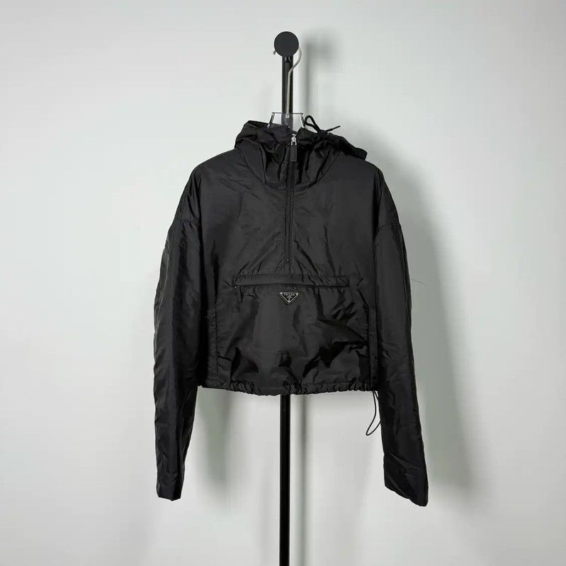 Prada Prada Black Lightweight Women's Jacket Size S / US 4 / IT 40 - 1 Thumbnail