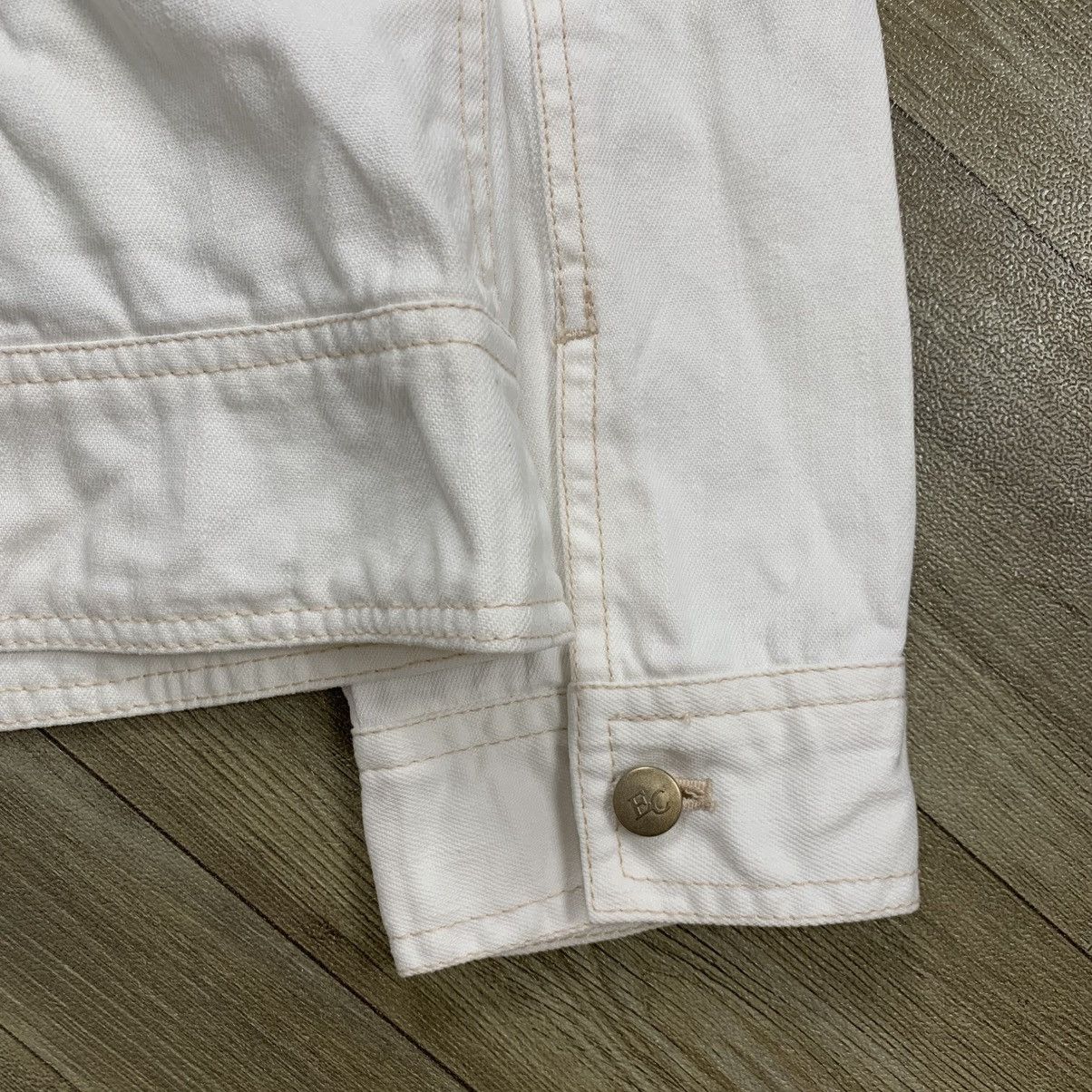 Japanese Brand Enrico Coveri Bandiera Trucker Fur Jeans Jacket Size US L / EU 52-54 / 3 - 11 Thumbnail