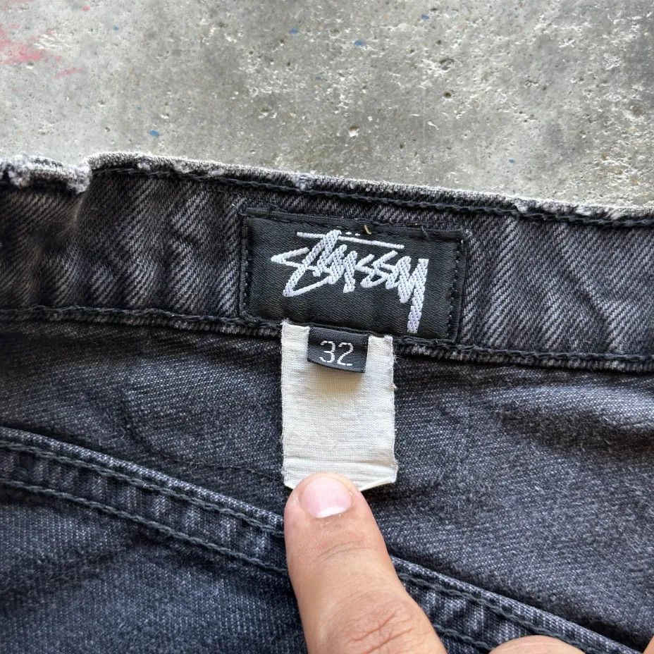 Stussy Vintage 80s Stussy BIG OL Jeans Made In USA Jean Shorts Size US 32 / EU 48 - 6 Thumbnail