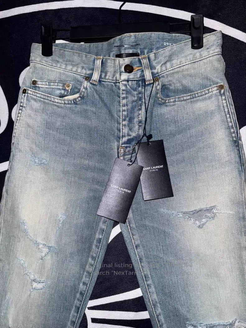 Saint Laurent Paris #REF! Size US 26 / EU 42 - 4 Thumbnail