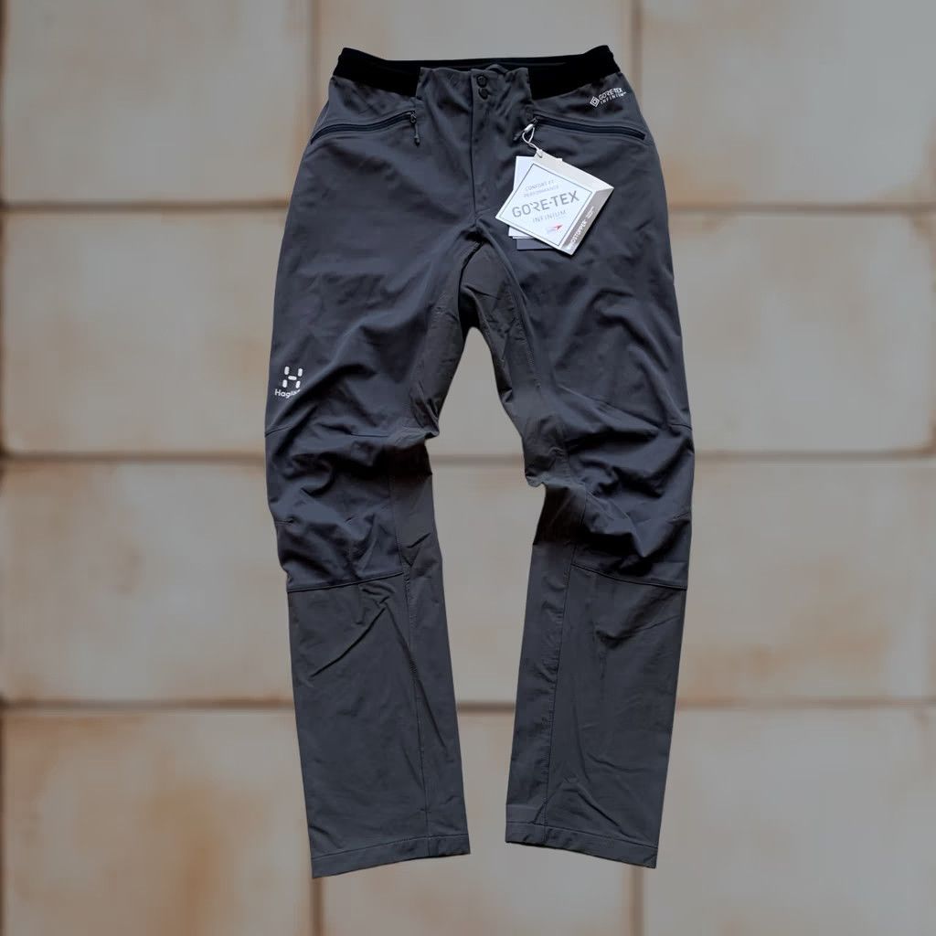 Vintage HAGLOFS L.I.M HYBRID SOFTSHELL GORE TEX MOUNTAINEERING PANTS WOMEN'S SIZE M Size 32" / US 10 / IT 46 - 1 Thumbnail