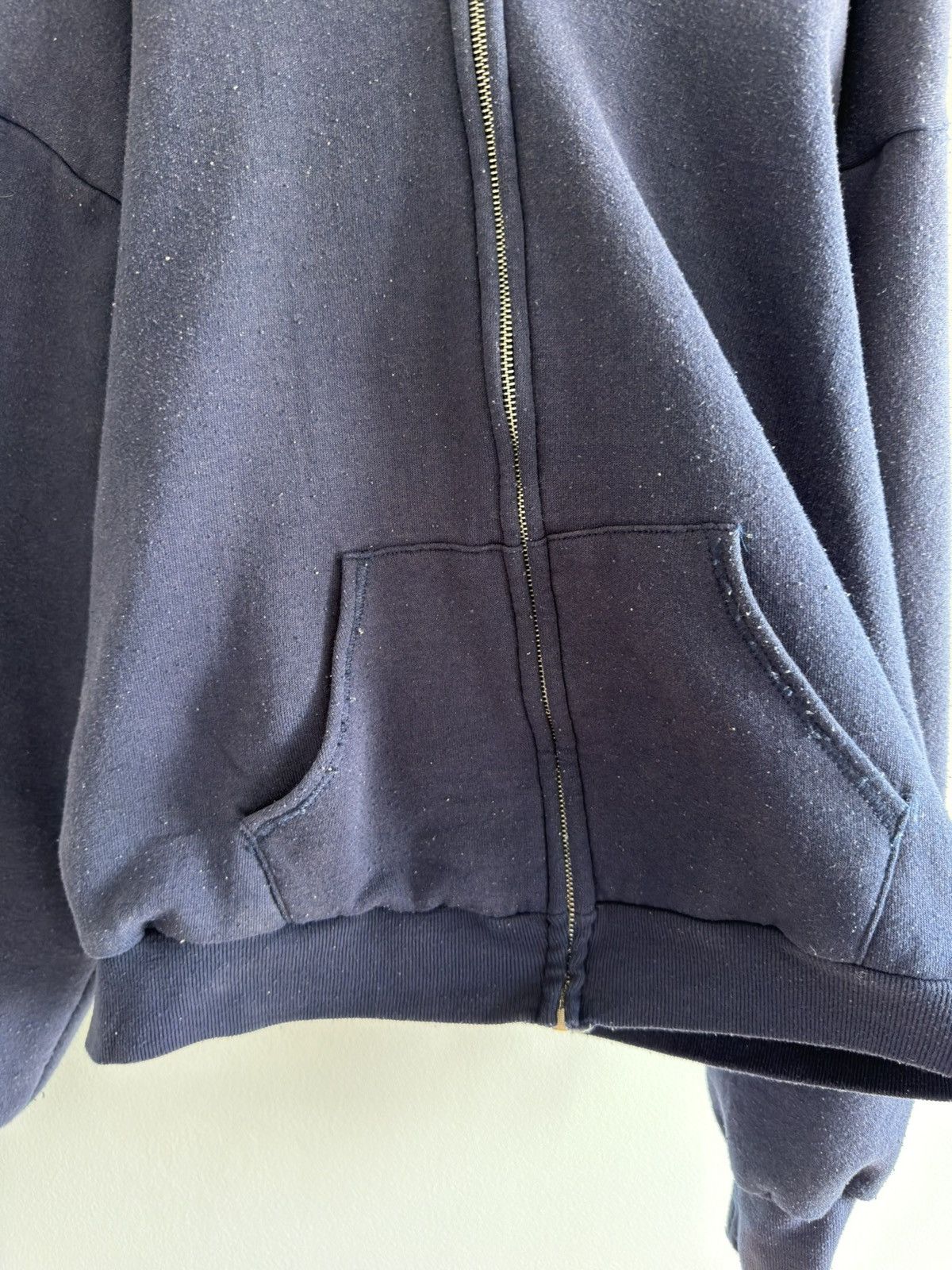 Russell Athletic *RARE* 1980s 80s VINTAGE THERMAL LINED HOODIE ZIP UP JERZEES Size US XXL / EU 58 / 5 - 6 Thumbnail