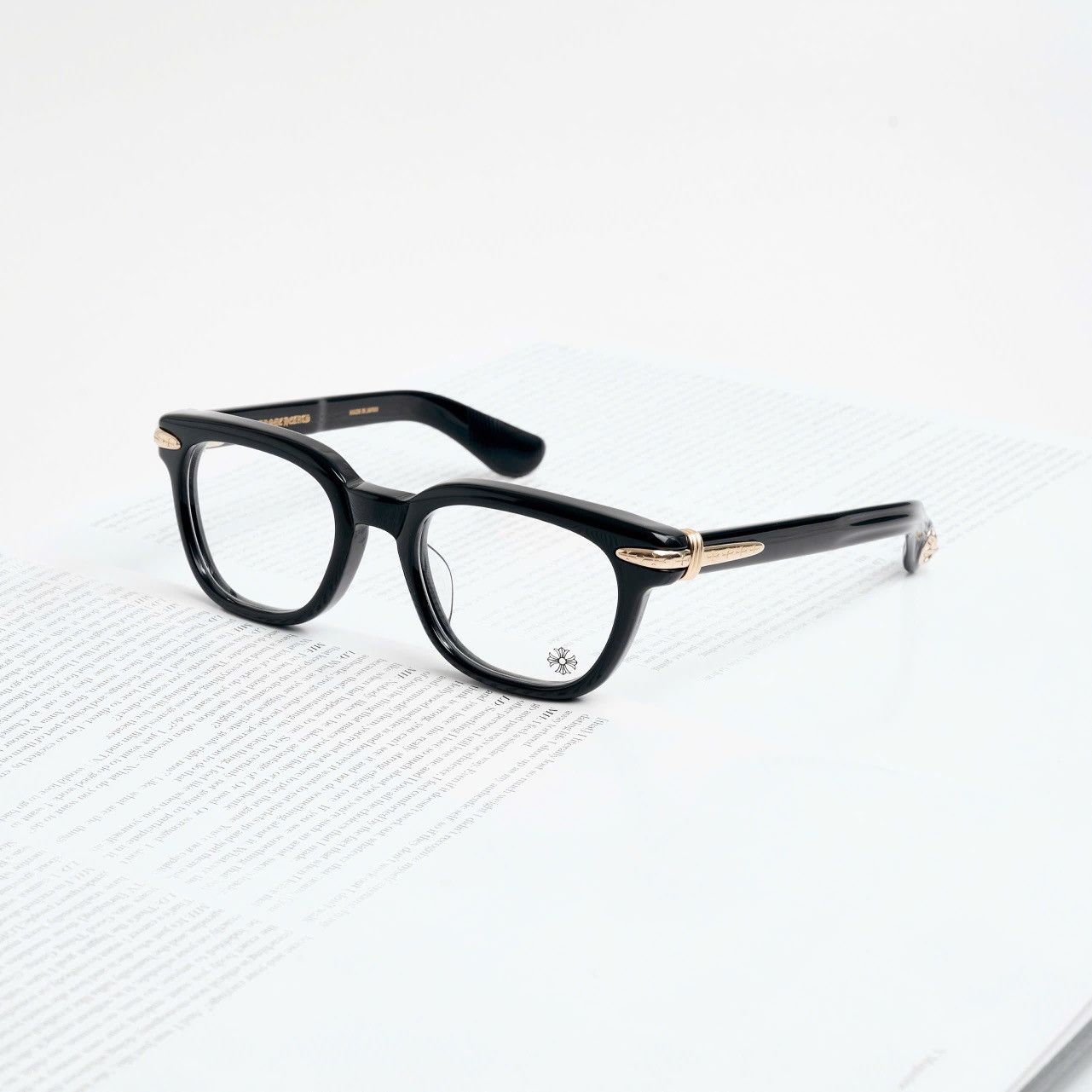 Chrome Hearts CHROME HEARTS DRIPPIN BLACK/18KGP GLASSES Size ONE SIZE - 1 Thumbnail