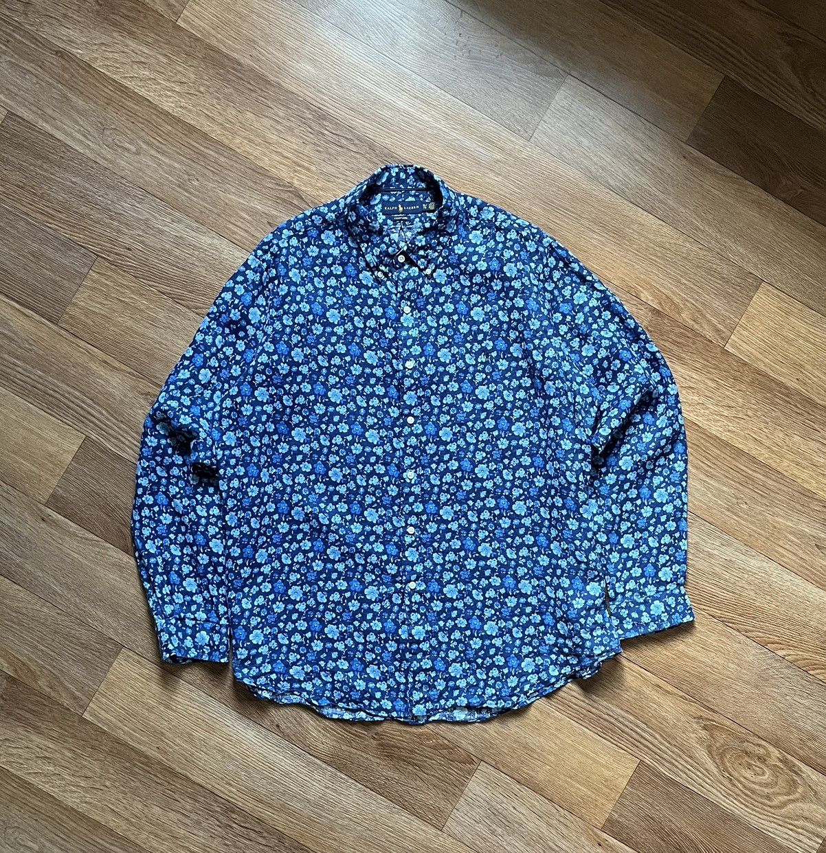 Polo Ralph Lauren Polo Ralph Lauren Linen Floral Button Down Shirt Size US XL / EU 56 / 4 - 1 Thumbnail