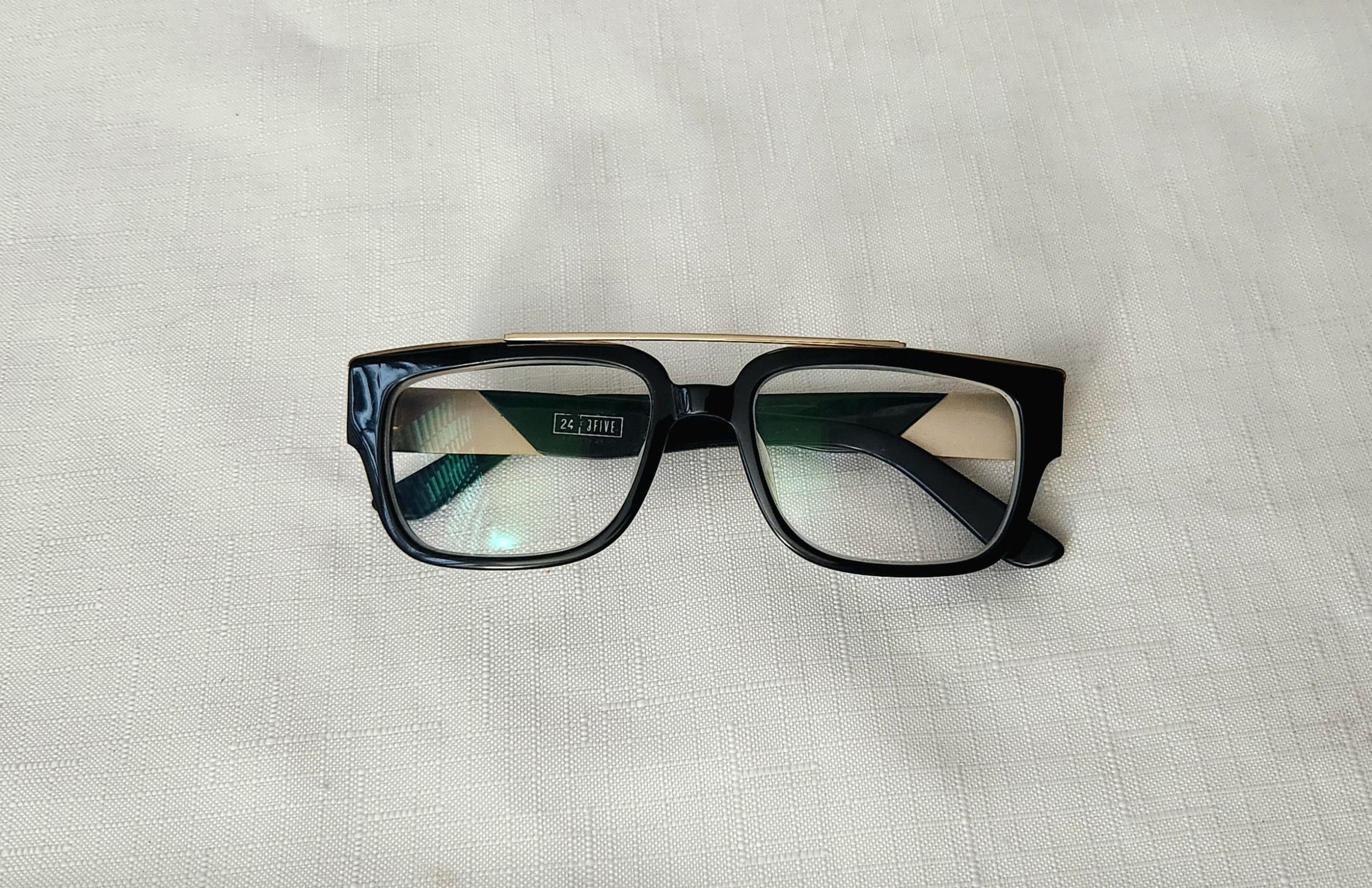 9FIVE 9FIVE 24 BLACK & 24K GOLD PLATED GRADIENT EYEGLASSES ADULT Size ONE SIZE - 6 Thumbnail