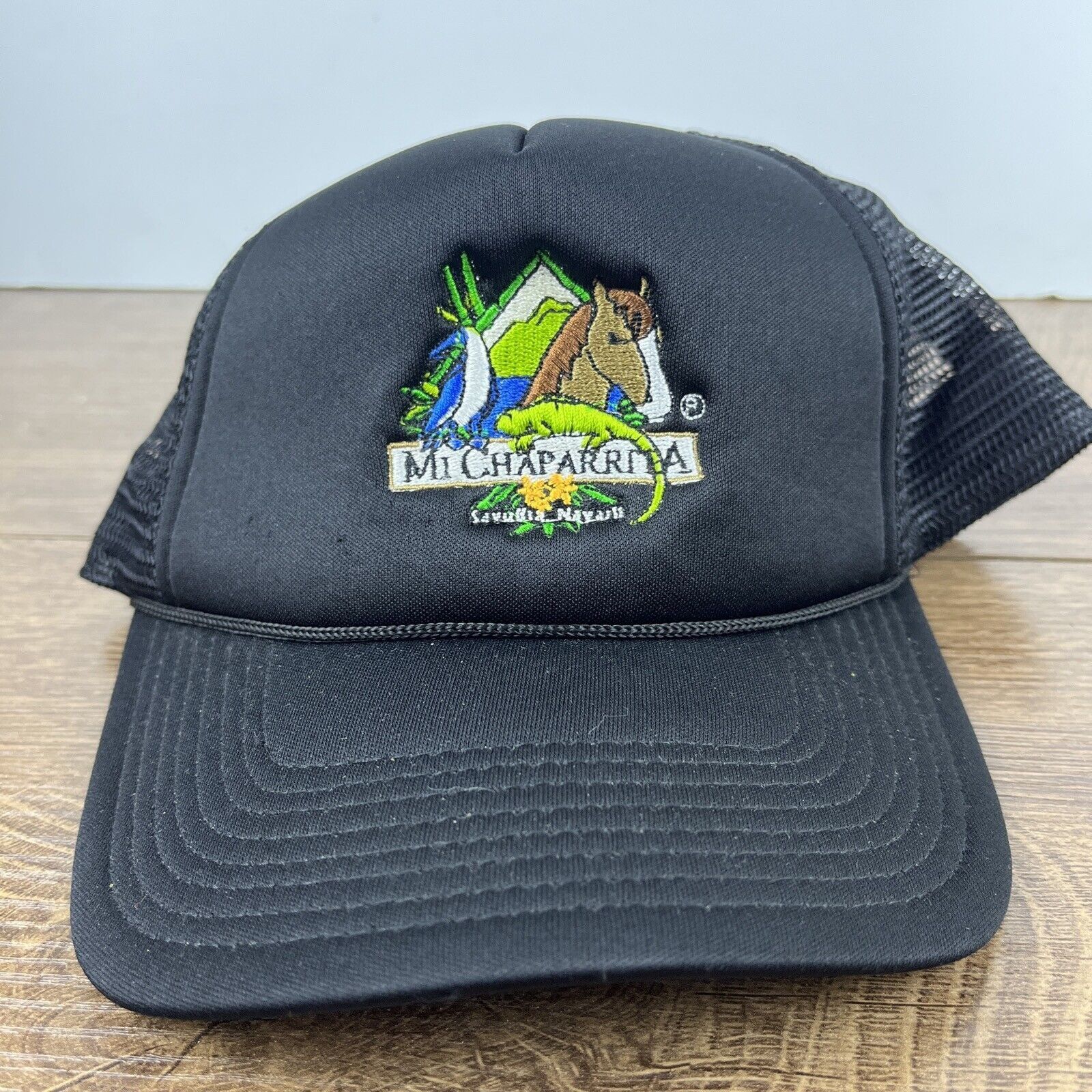 Other Mi Chaparrita Hat Black Hat Snapback Adjustable Adult Size B Size ONE SIZE - 4 Thumbnail