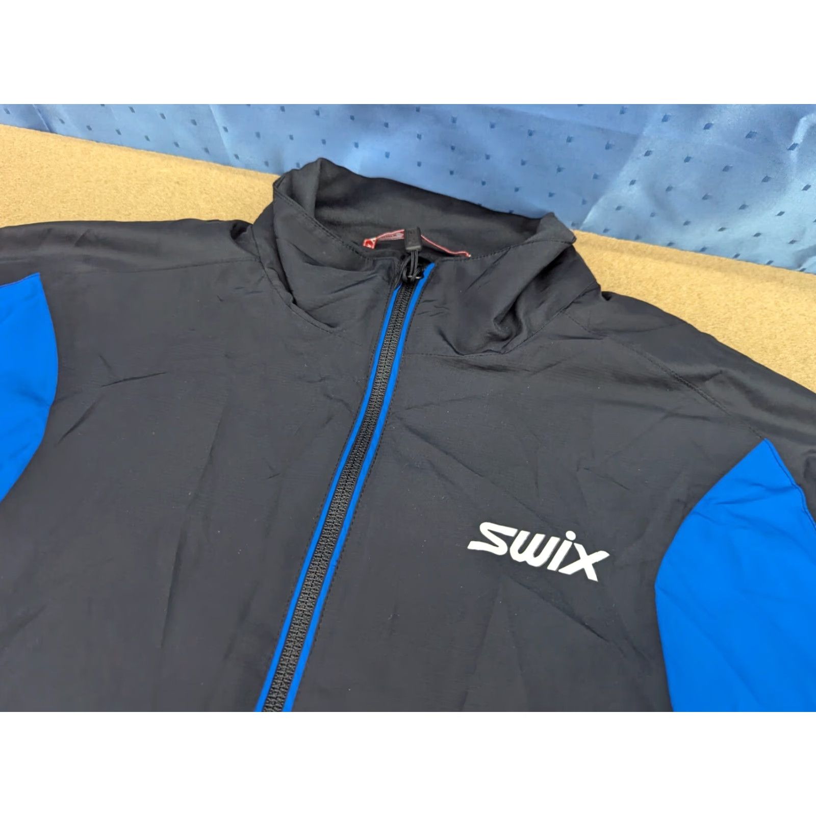 Vintage VINTAGE Swix Ski Jacket Mens M Black Blue Full Zip Cross Country Skiing Size US M / EU 48-50 / 2 - 4 Thumbnail