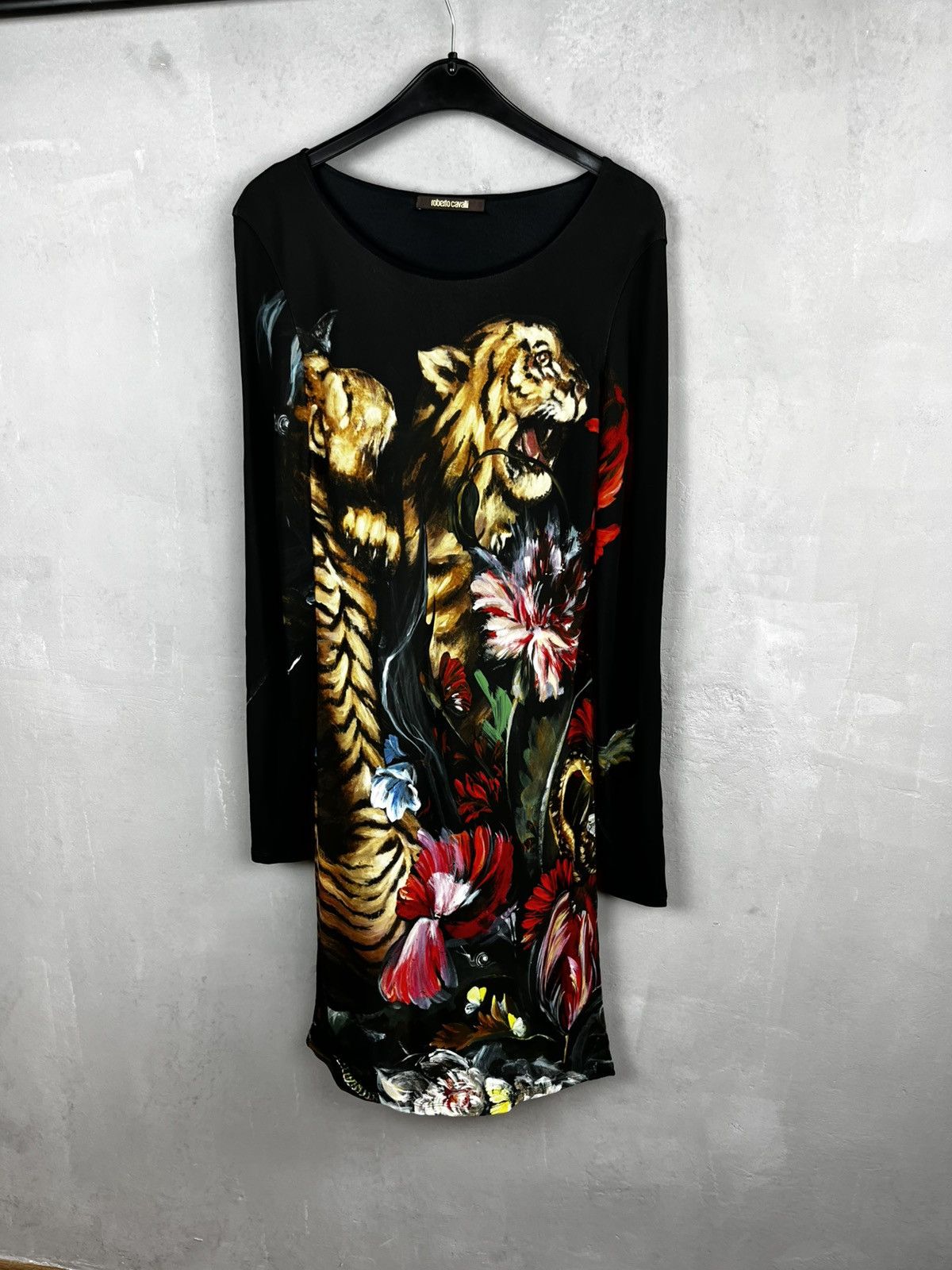 Just Cavalli × Roberto Cavalli roberto cavalli leon viscose dress Size L / US 10 / IT 46 - 1 Thumbnail