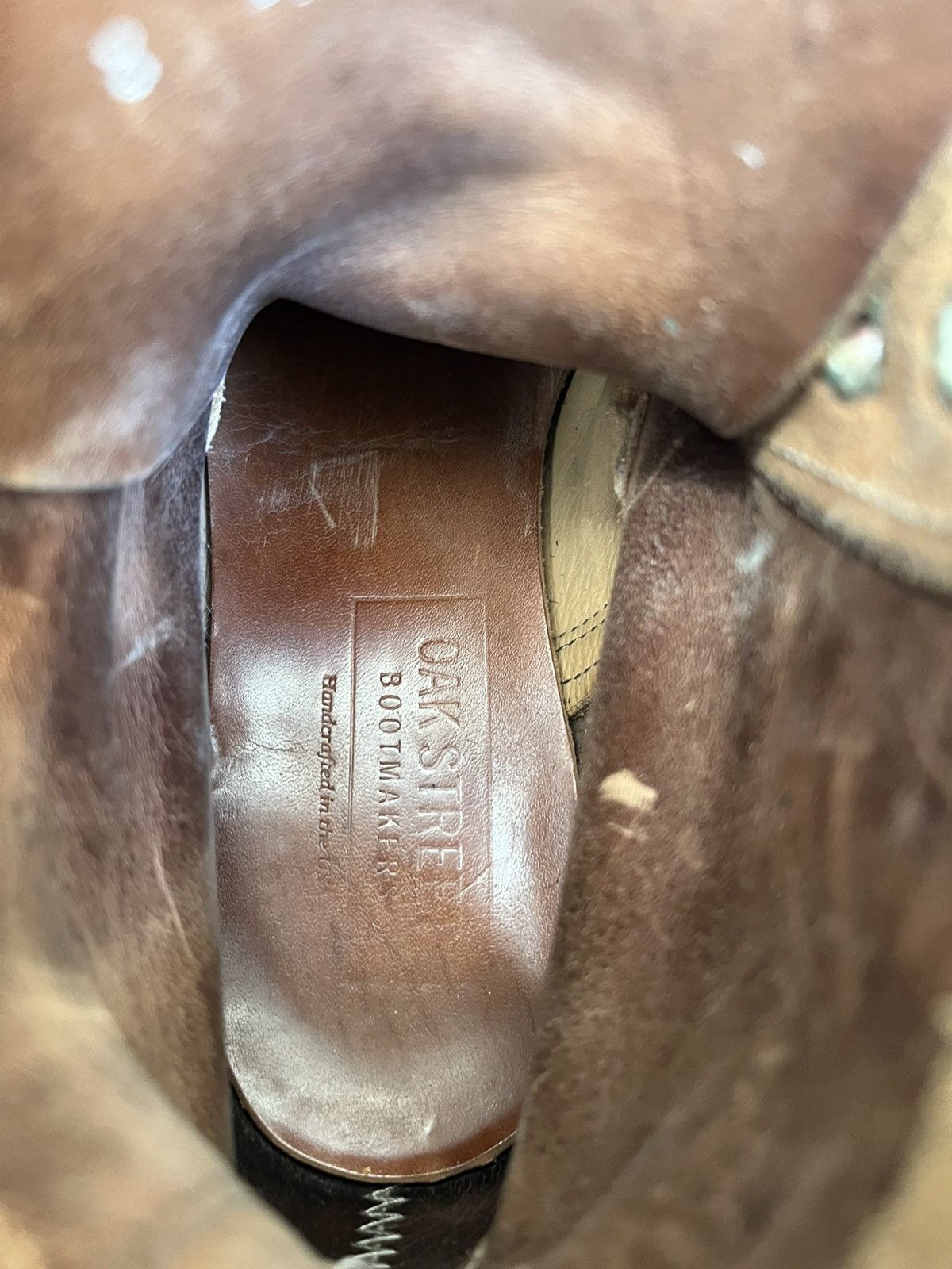 Oak Street Bootmakers Oak street boot maker rough out tan service boots Size US 8 / EU 41 - 13 Thumbnail