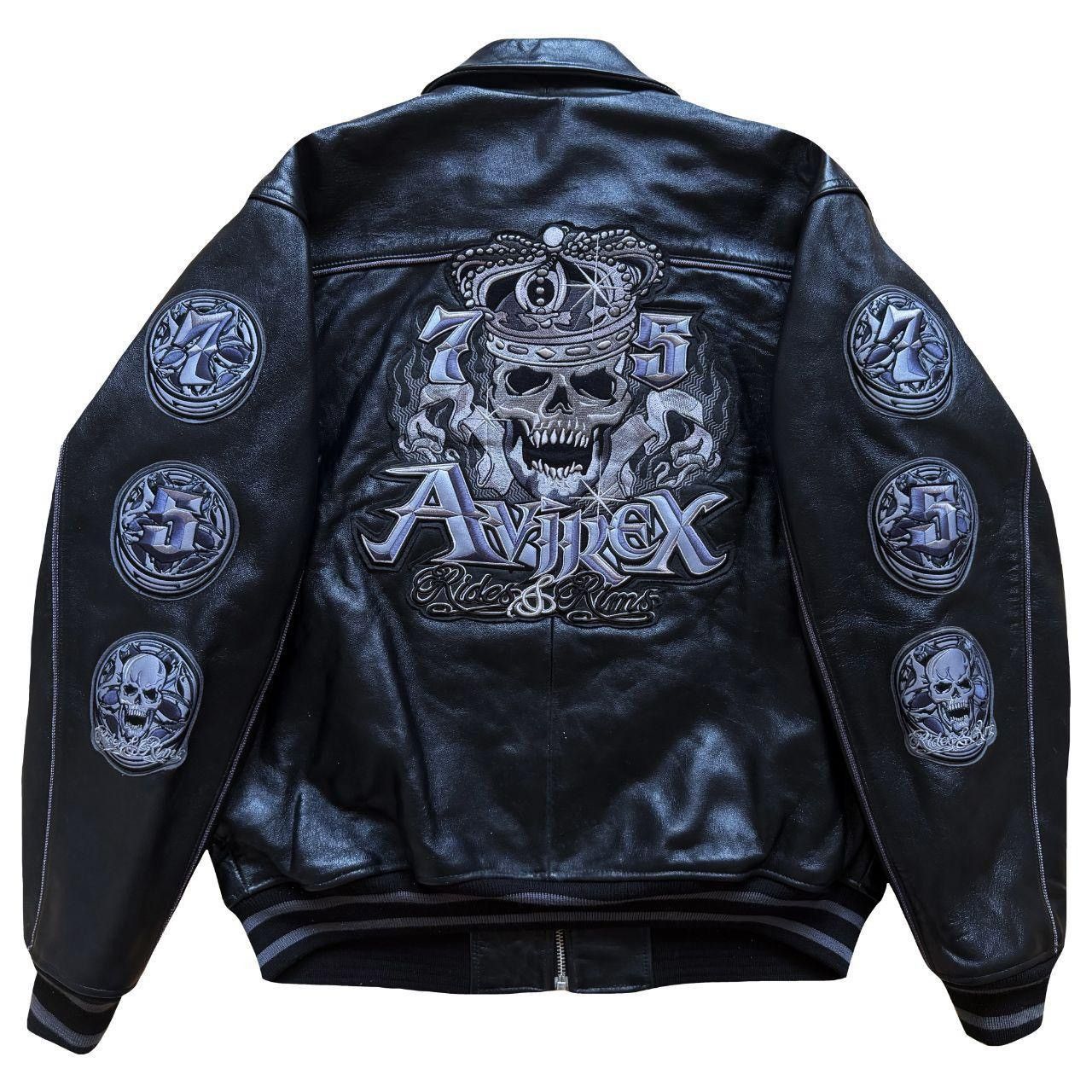 Avirex Avirex Leather Varsity Jacket Size US L / EU 52-54 / 3 - 1 Thumbnail