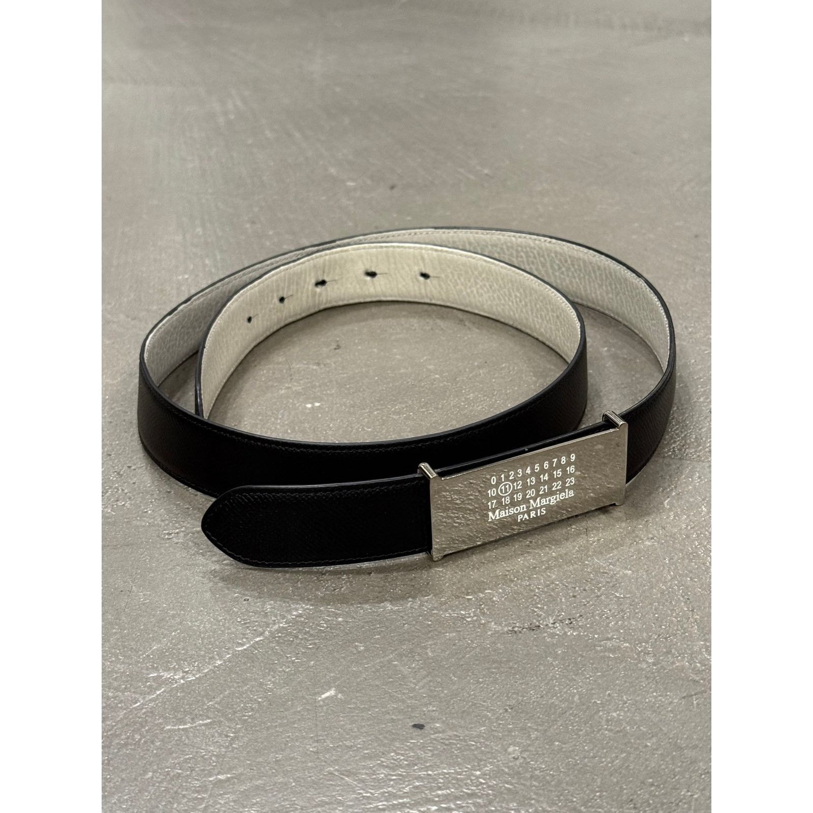 Maison Margiela 2020s Maison Margiela logo leather belt Size ONE SIZE - 1 Thumbnail