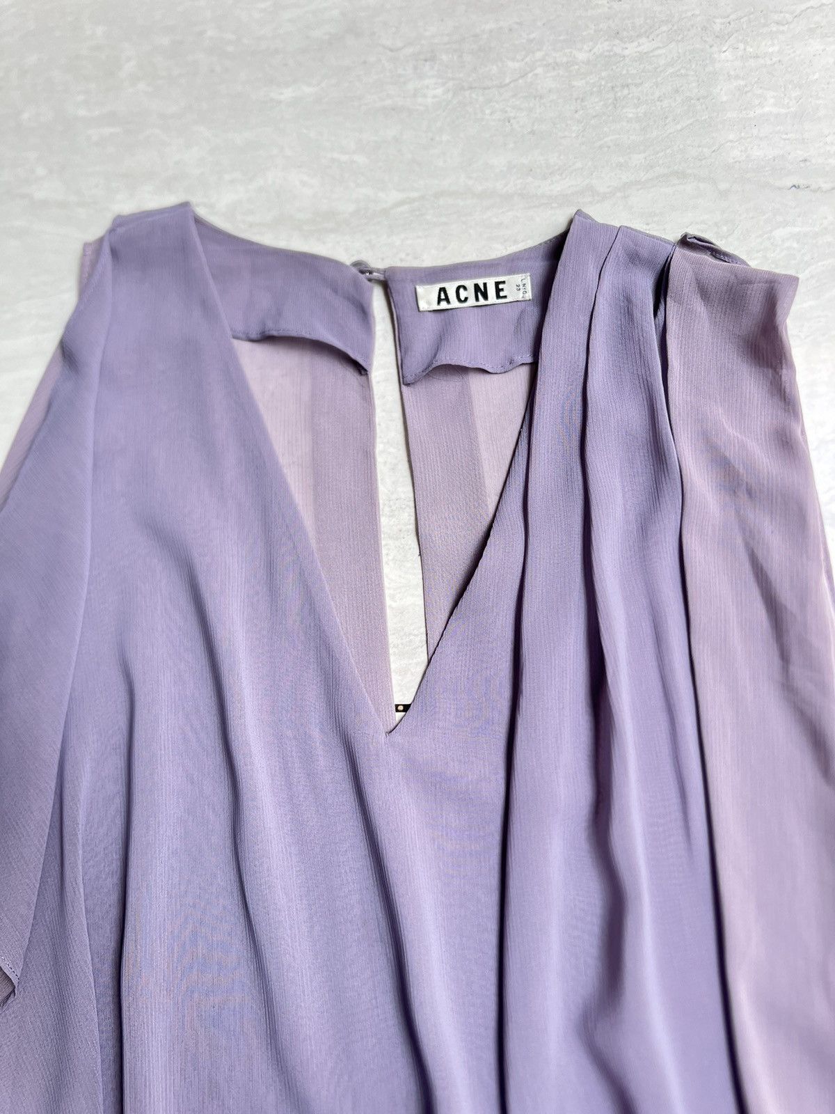 Acne Studios ACNE Purple Midi Dress Size S / US 4 / IT 40 - 9 Thumbnail