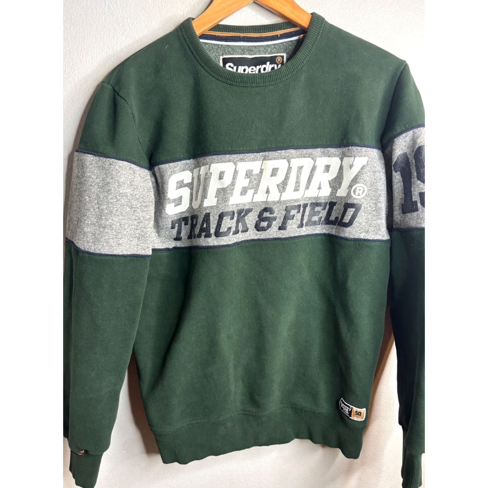 Superdry Superdry Sweater Green Crew Neck Long Sleeve Size Large Men Size US L / EU 52-54 / 3 - 2 Thumbnail