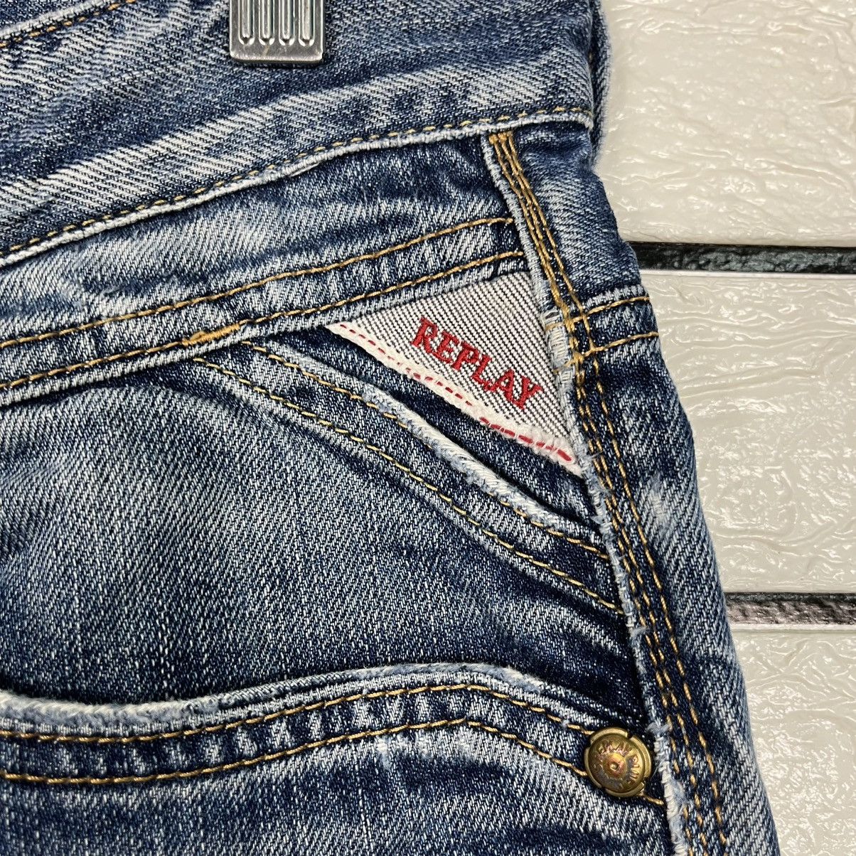 Replay Vintage Replay Tredmark Italy Blue Denim Jeans Size US 30 / EU 46 - 7 Thumbnail