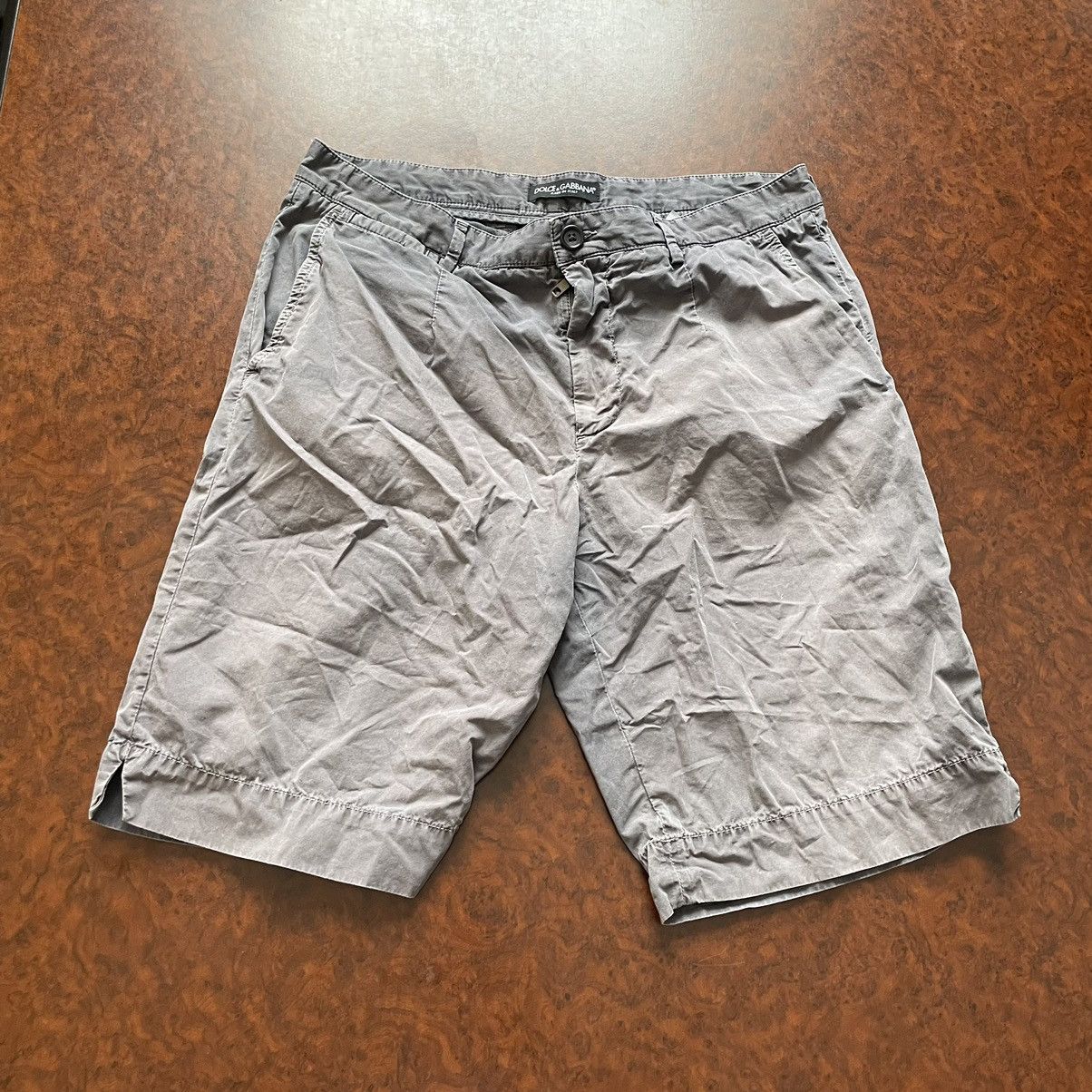 Dolce & Gabbana × If Six Was Nine Distress grey desert Dolce Gabbana shorts 90s old money Size US 32 / EU 48 - 1 Thumbnail