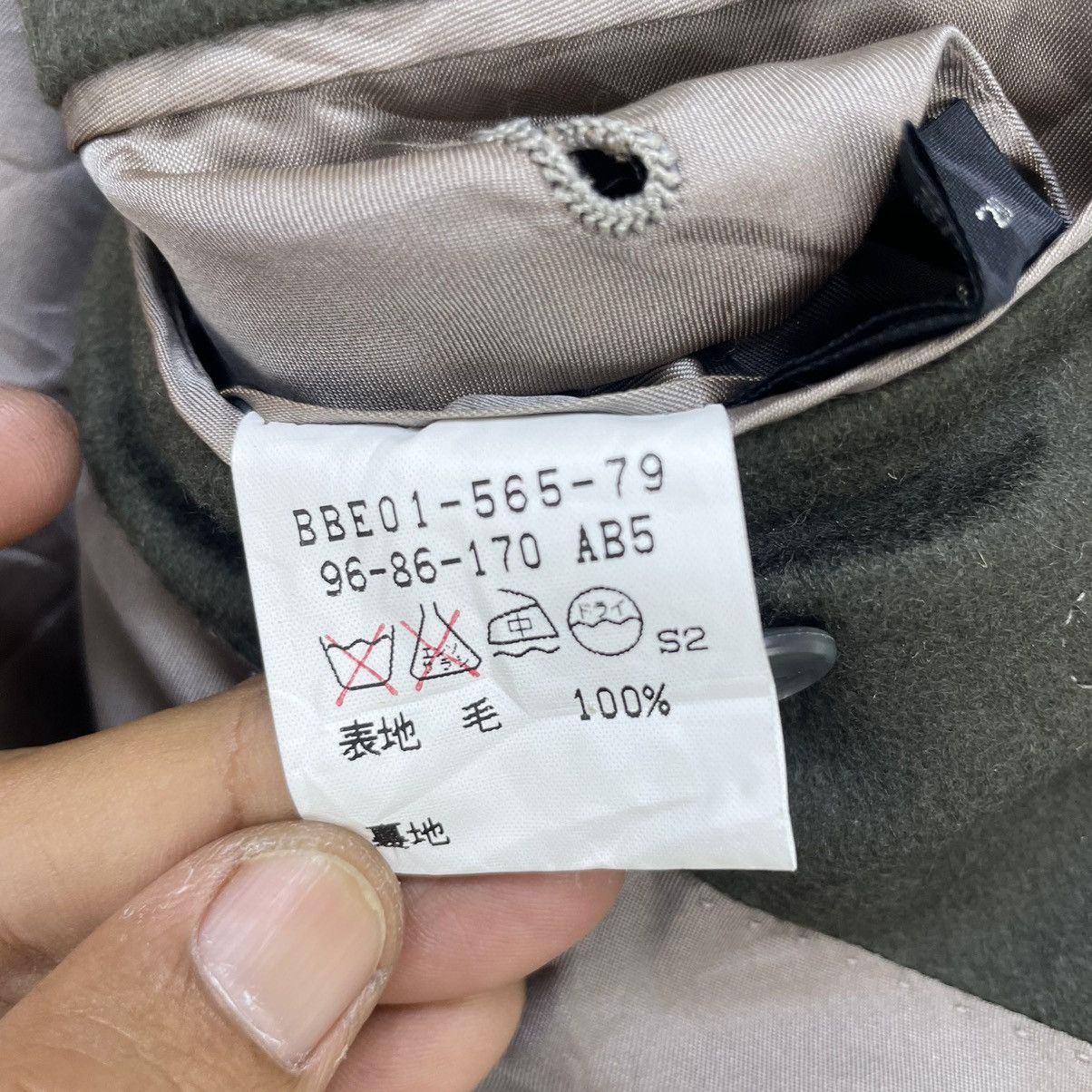 Burberry × Vintage Vintage Burberrys Wool Jacket Size US M / EU 48-50 / 2 - 7 Thumbnail