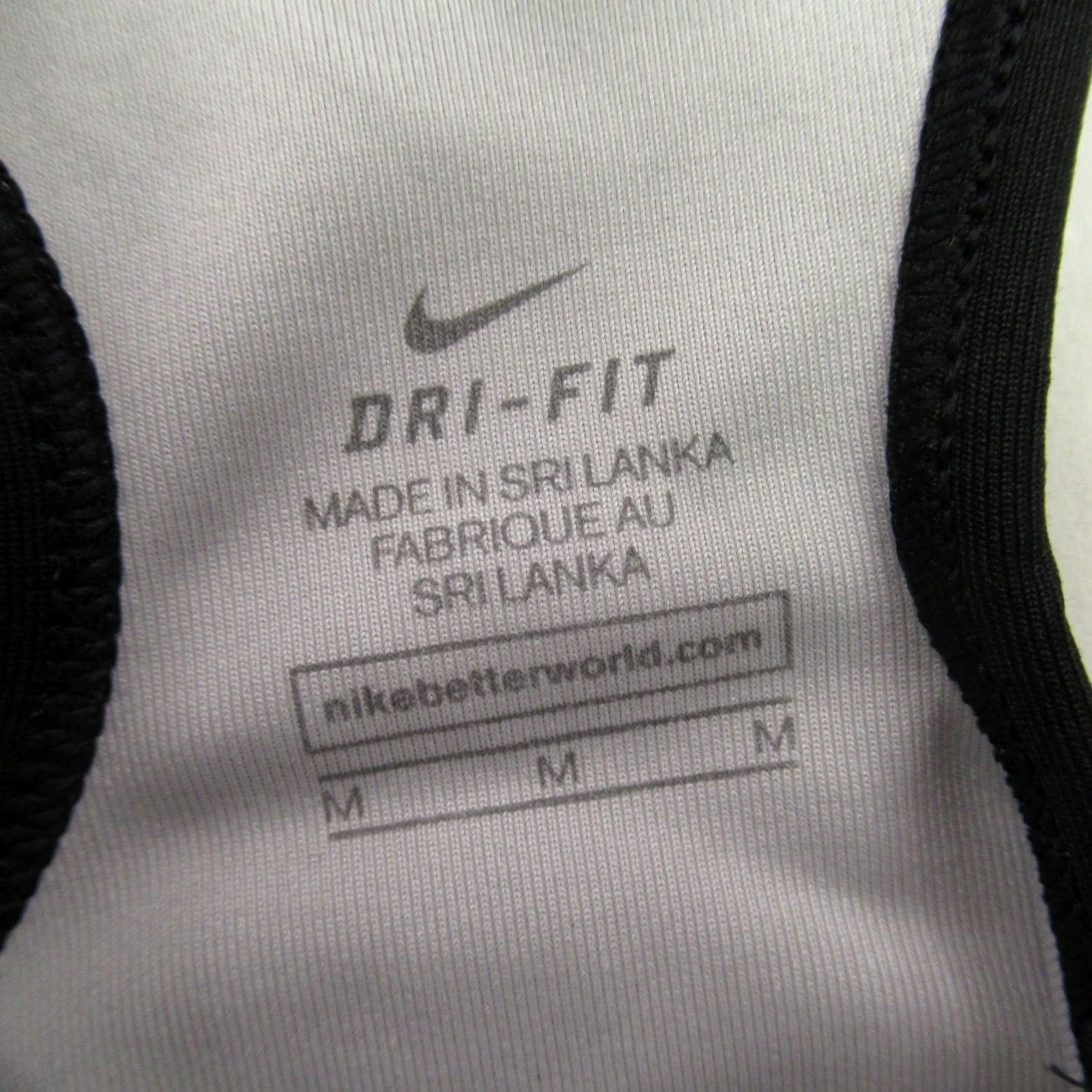 Nike Nike Pro Bra Medium Checkered Support Lightweight Workout Activewear Womens Size ONE SIZE - 3 Thumbnail