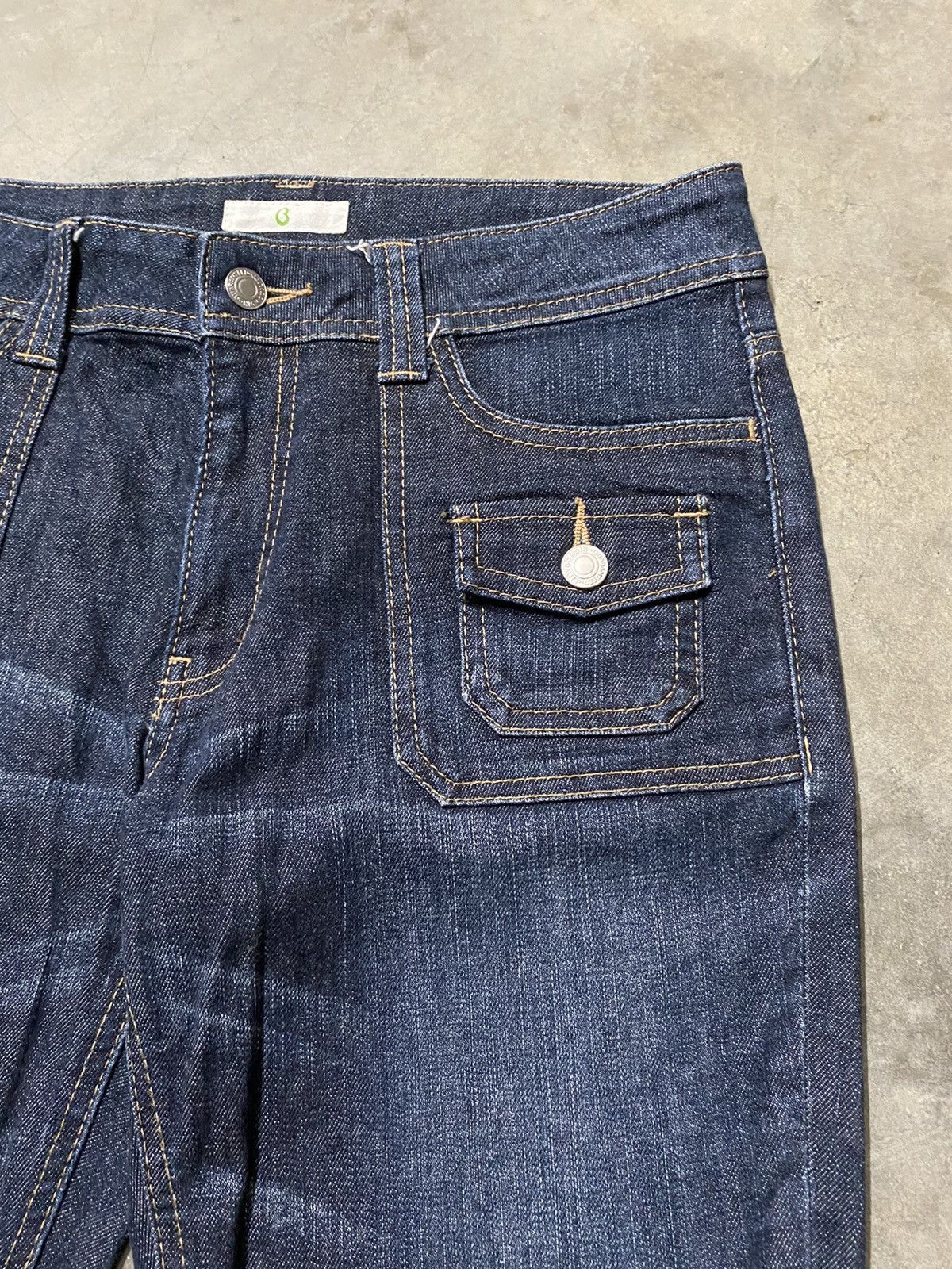 Hysteric Glamour × Japanese Brand Flare Jeans Japanese Blue Bush Boot Cut Denim Size US 31 - 8 Thumbnail