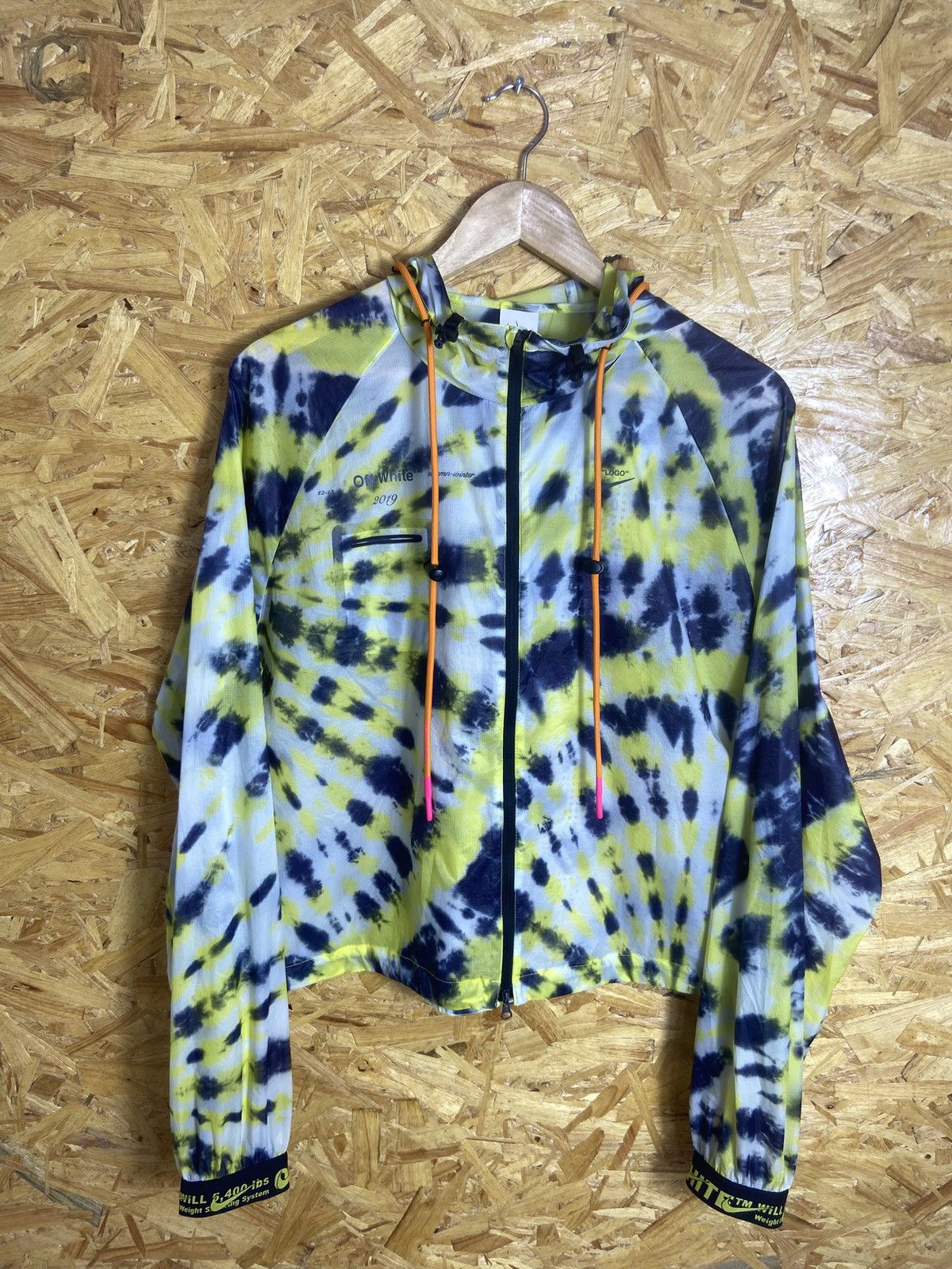 Nike Nike Off White Tie-Dye Jacket 'Volt Orange' Size M / US 6-8 / IT 42-44 - 1 Thumbnail