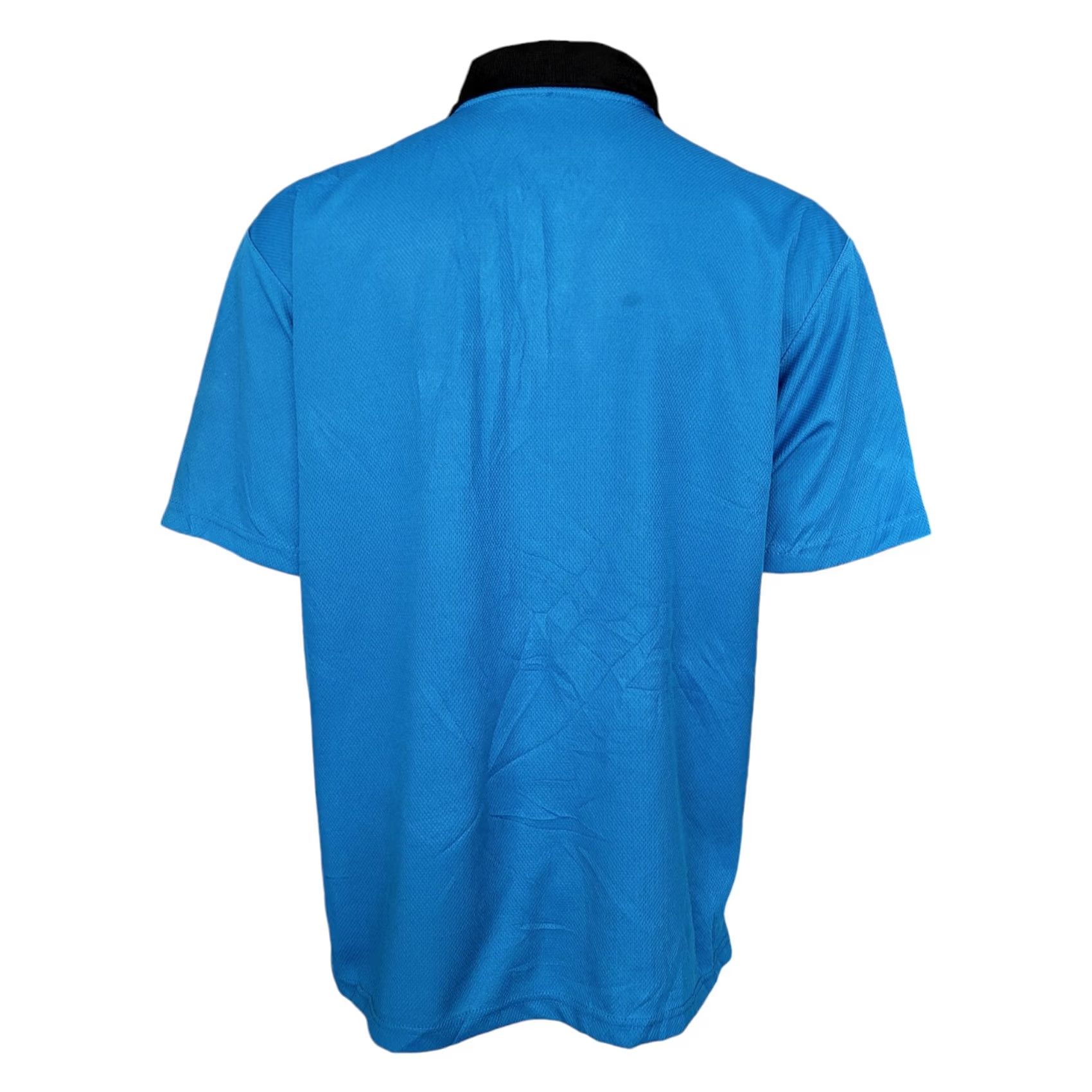 Vintage VINTAGE NASCAR Checkered Flag Sports Polo Shirt - Men's Size M - 100% Polyester - Blue/Black - Embroidered NASCAR Logo - Racing Theme - Grade A Size US M / EU 48-50 / 2 - 3 Thumbnail