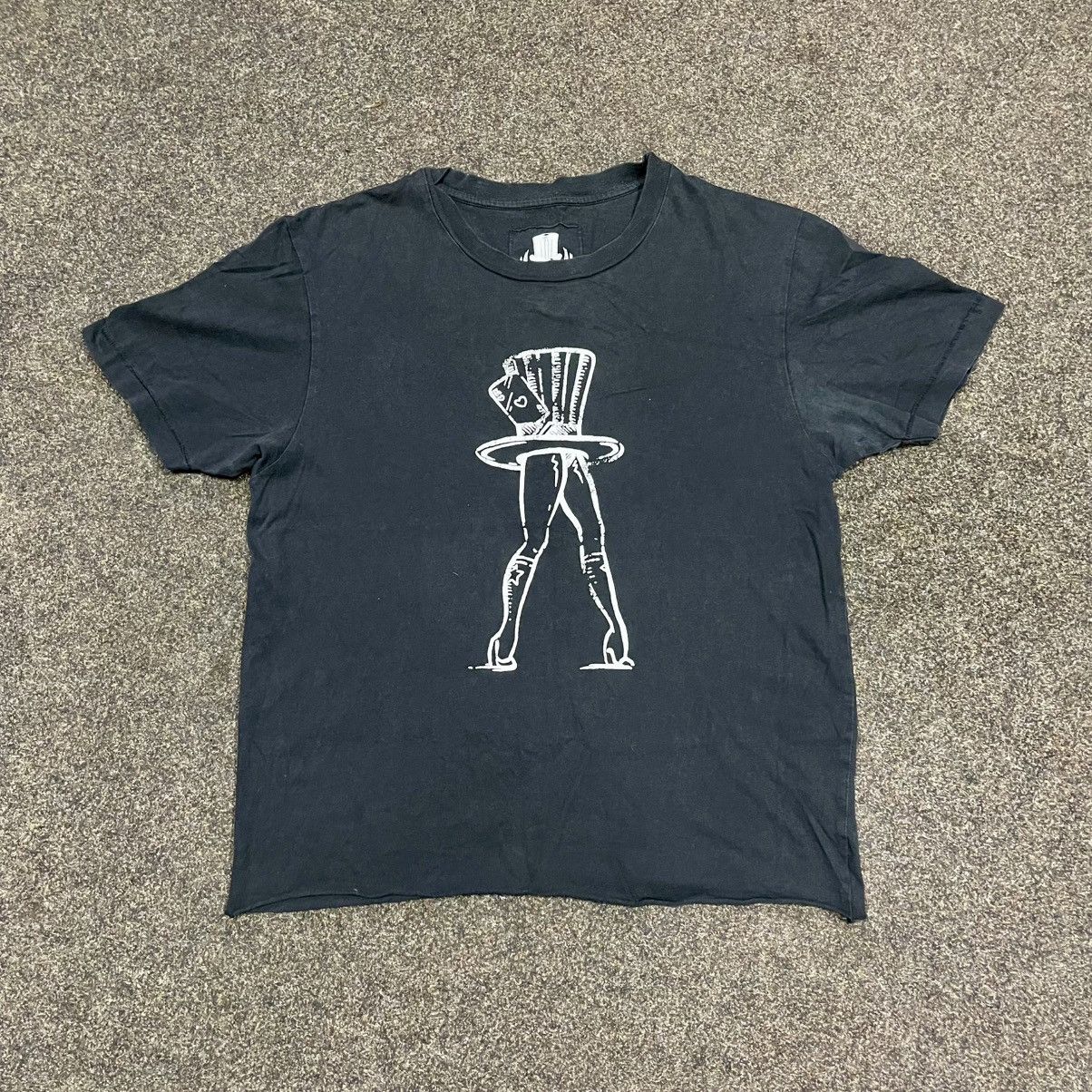 Dark Fetish Graphic Tee – Legs x Corset x Power Print Grunge