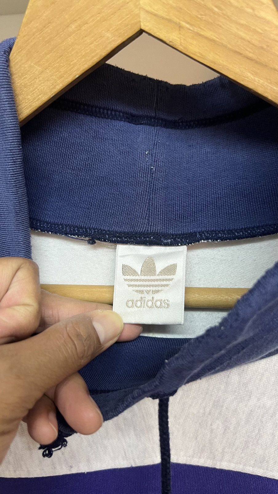 Adidas Vintage 90s ADIDAS Big Logo Sweater Size US L / EU 52-54 / 3 - 6 Thumbnail