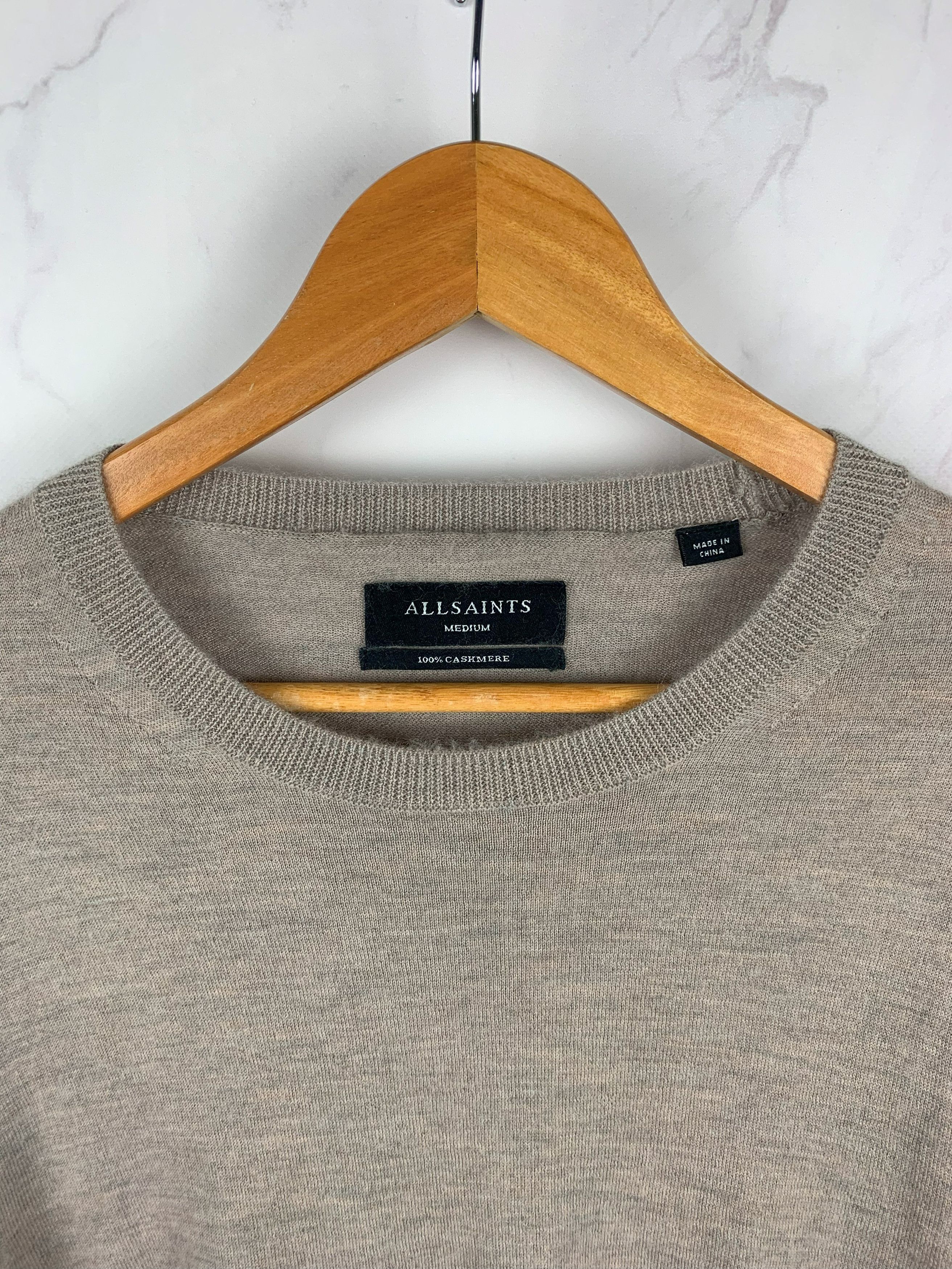 Allsaints Allsaints Classic Cashmere Pullover Size M Size US M / EU 48-50 / 2 - 14 Thumbnail