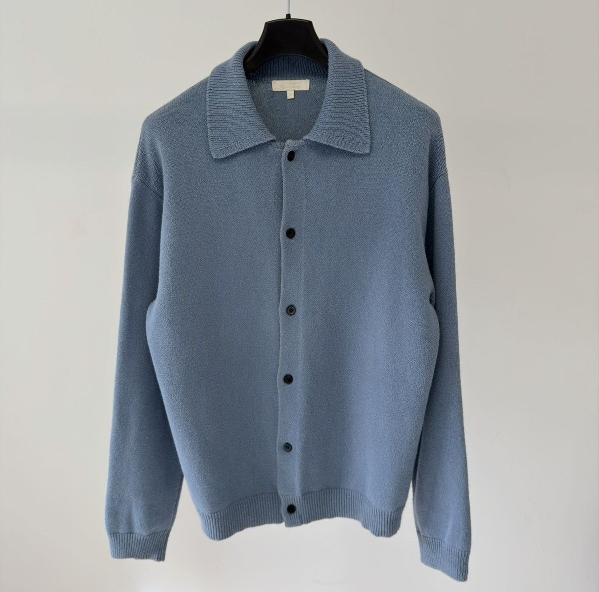 Mfpen Blue Brushed/Pilled Cotton ‘Formal’ Cardigan Size US M / EU 48-50 / 2 - 1 Thumbnail