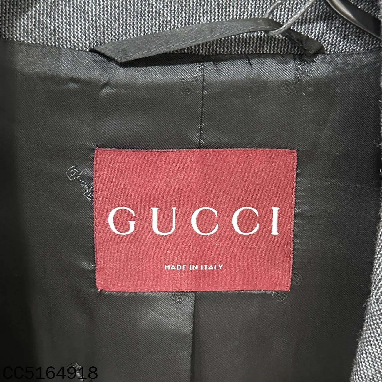 Gucci GUCCI peak lapel single-breasted belted logo blazer 40 Size S / US 4 / IT 40 - 4 Thumbnail