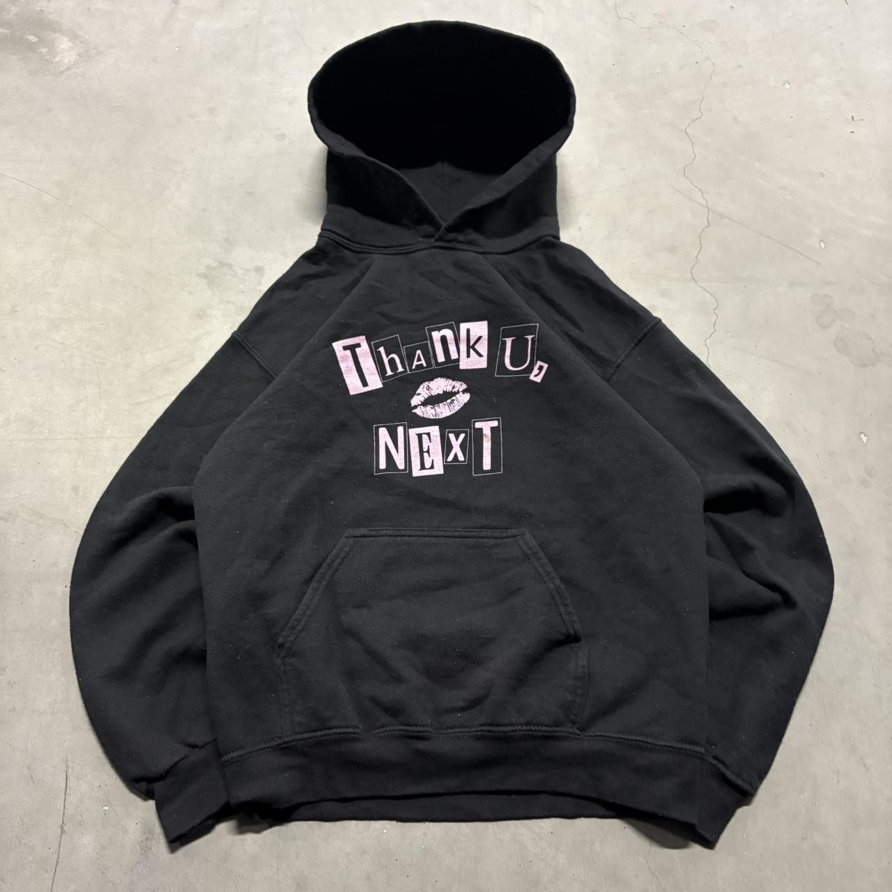 Vintage Crazy Vintage Y2K/2000s Black And Pink Thank U Next Ariana Grande Superstar Hoodie! Size US S / EU 44-46 / 1 - 1 Thumbnail