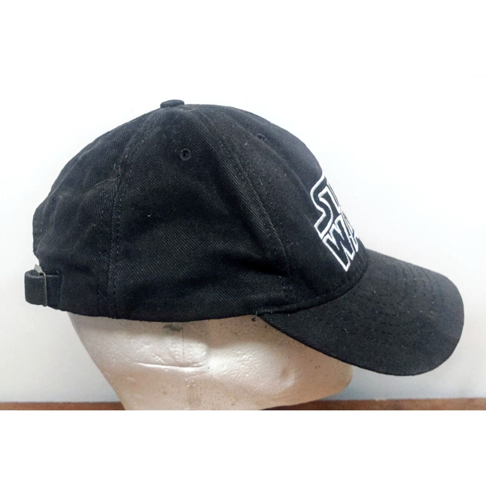 Star Wars VINTAGE Star Wars Ball Cap Black Embroidery USA Strapback One Size Men Hat Negro 90s Size ONE SIZE - 6 Thumbnail