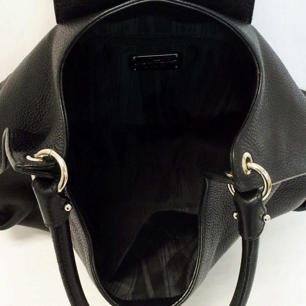 Salvatore Ferragamo Salvatore Ferragamo Fanisa Large Nero Hobo Bag Size ONE SIZE - 3 Thumbnail