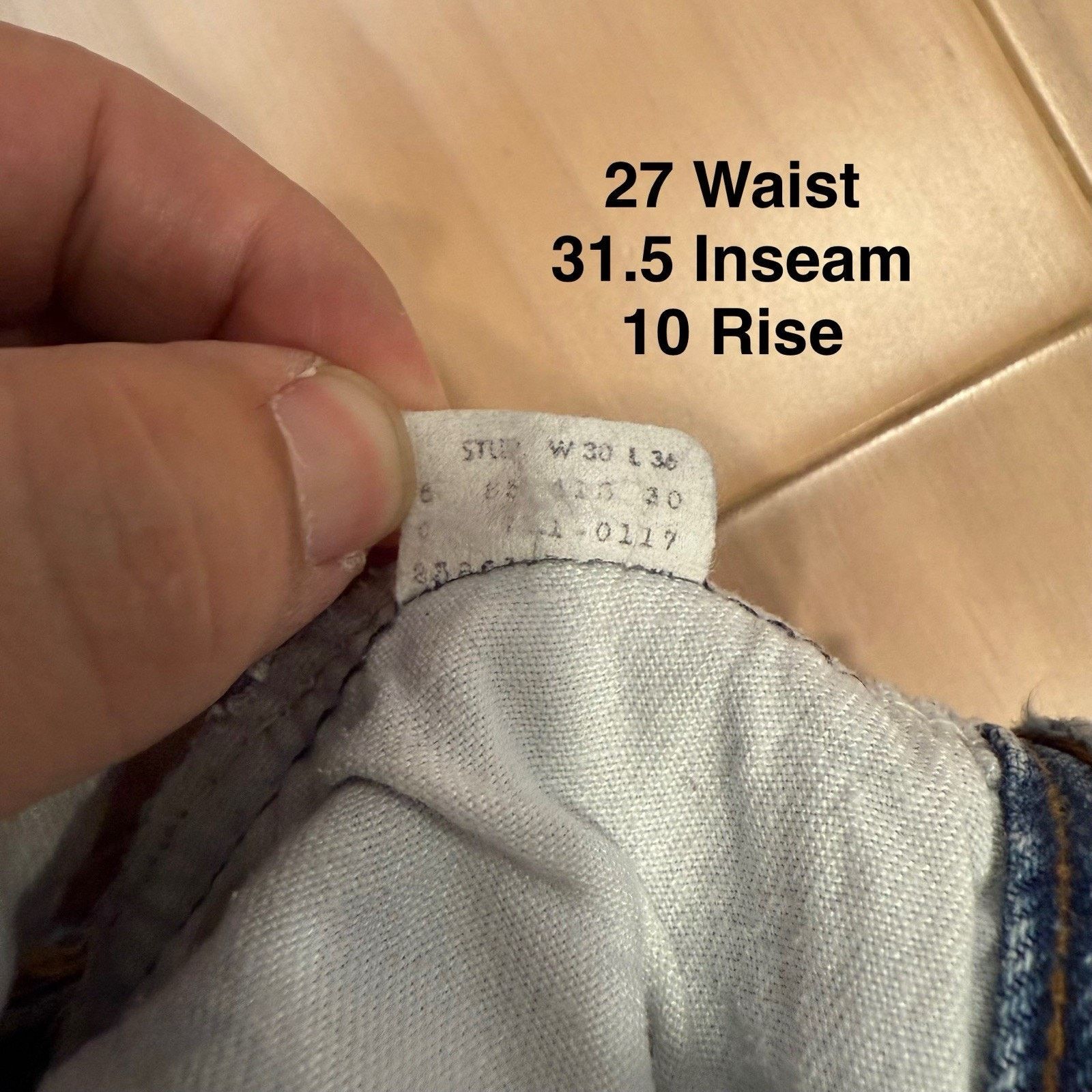 Levi's × Vintage Vintage Levis 701 Jeans 27 Blue 80s Denim Made in USA Size US 27 - 6 Thumbnail