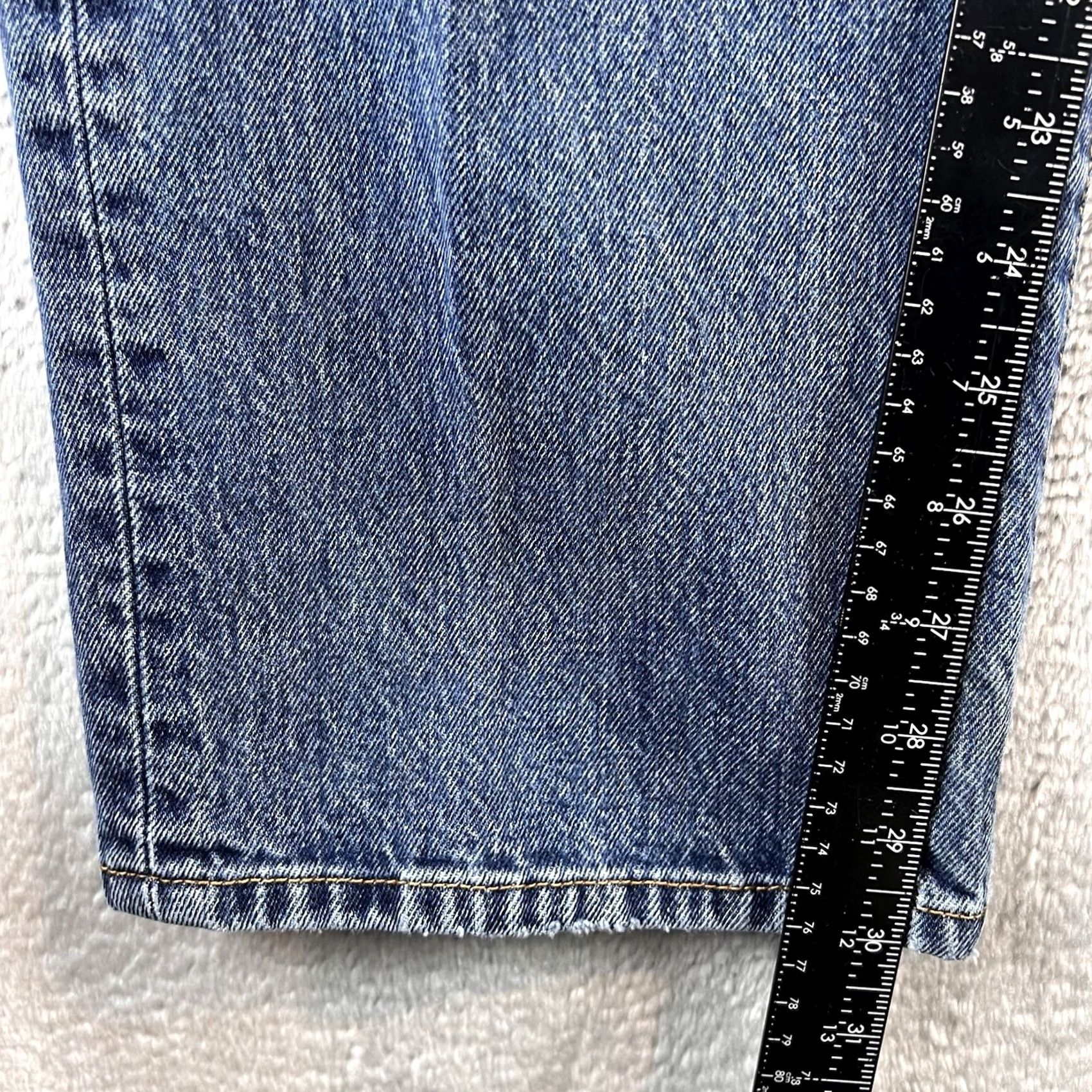 Levi's Levi's 501 Jeans Mens 36x32 Blue Regular Straight Button Fly Denim Size US 36 / EU 52 - 5 Thumbnail