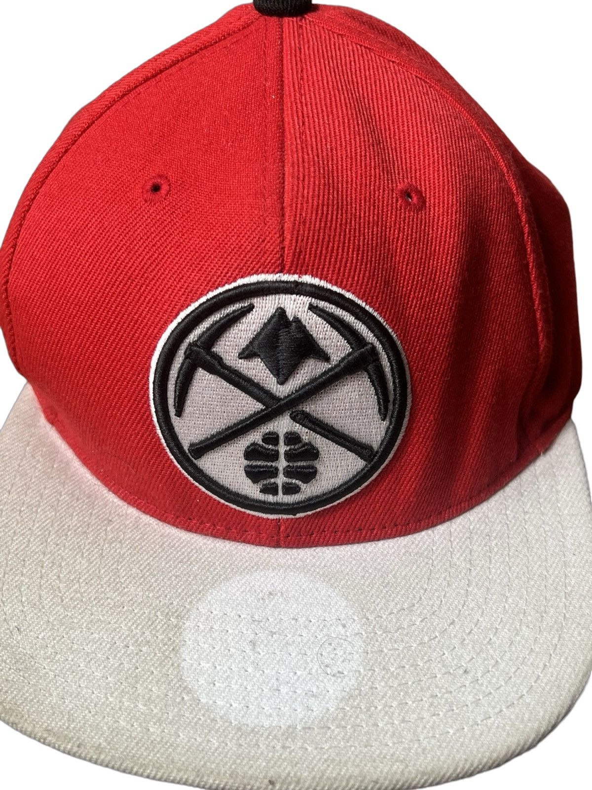 Mitchell & Ness Mitchell and Ness Denver Nuggets Cardinal Red Snapback Size ONE SIZE - 2 Thumbnail