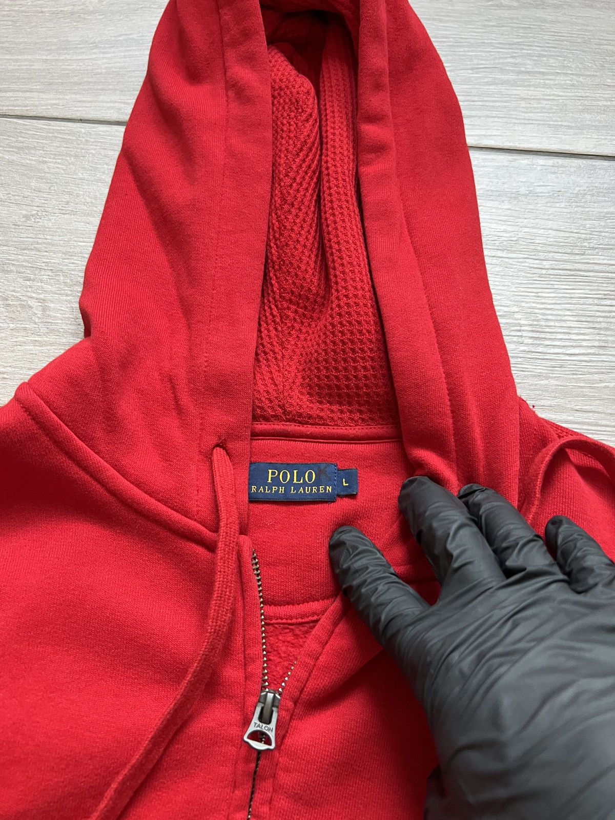Polo Ralph Lauren × Vintage Vintage Polo Ralph Lauren Zip Up Hoodie 90s Y2K Size US L / EU 52-54 / 3 - 6 Thumbnail