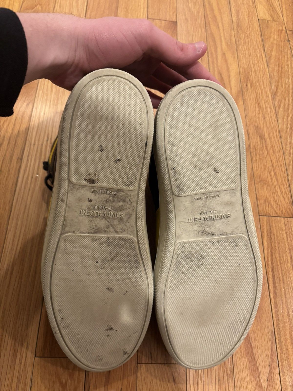 Saint Laurent Paris Saint Laurent SL/10H Hightop Sneakers Size US 12 / EU 45 - 9 Thumbnail