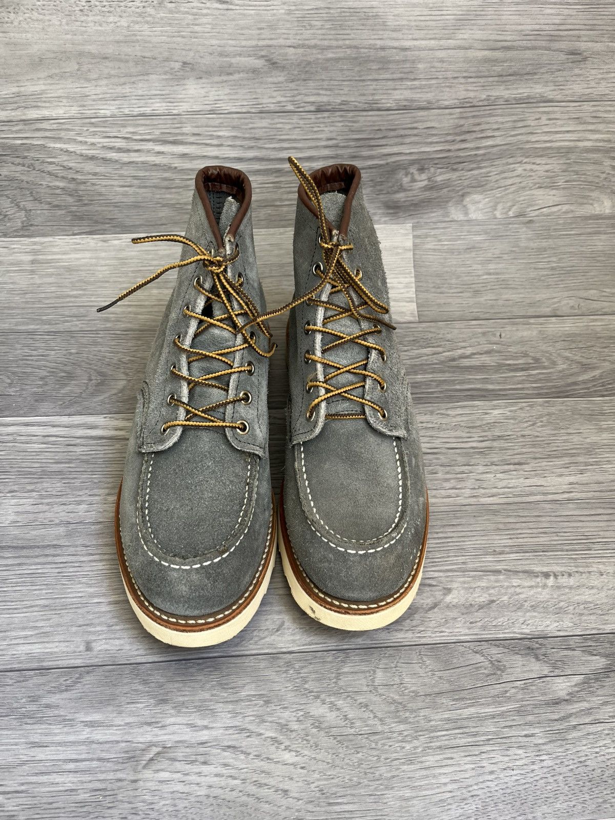 Red Wing Rare Red wing x moc-toe slate blue suede boots size 9 D Size US 9 / EU 42 - 2 Thumbnail