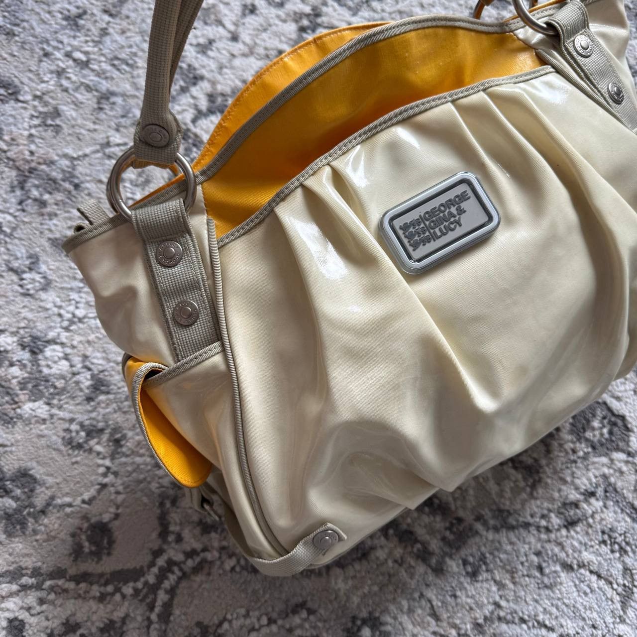 Japanese Brand George Gina & Lucy GGL PVC Glam Boho Avantgarde Retro Bag Size ONE SIZE - 4 Thumbnail