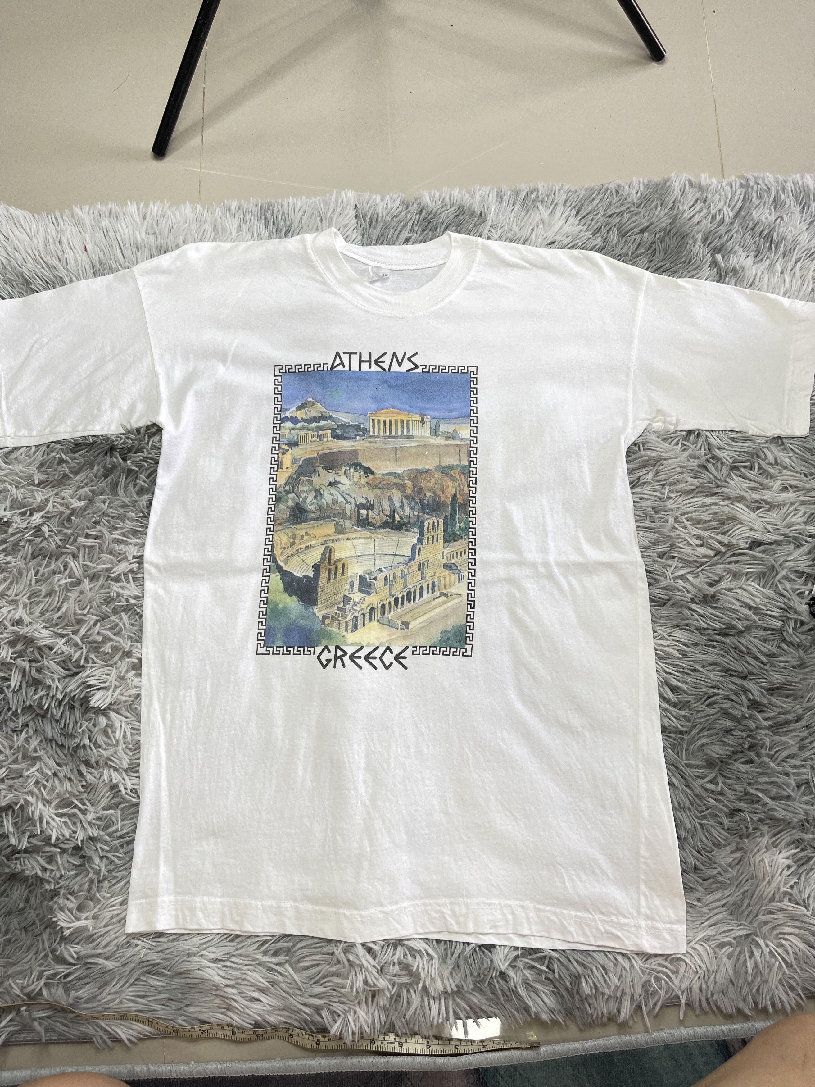 Vintage Vintage 90s Art Ancient Greece Athens Shirt Size US M / EU 48-50 / 2 - 1 Thumbnail