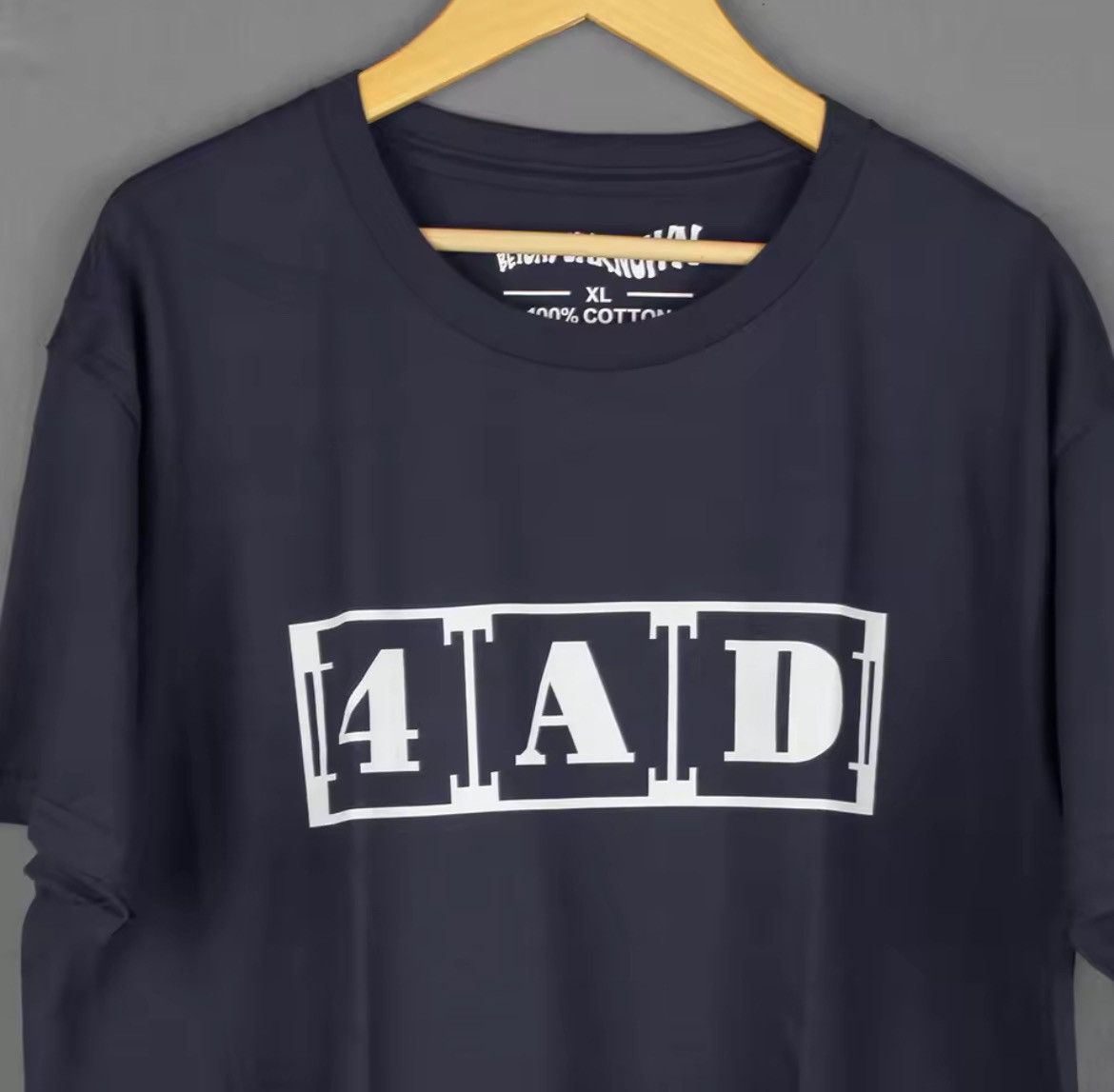 Vintage "4AD" Graphic Printed T Shirt Size US M / EU 48-50 / 2 - 2 Thumbnail