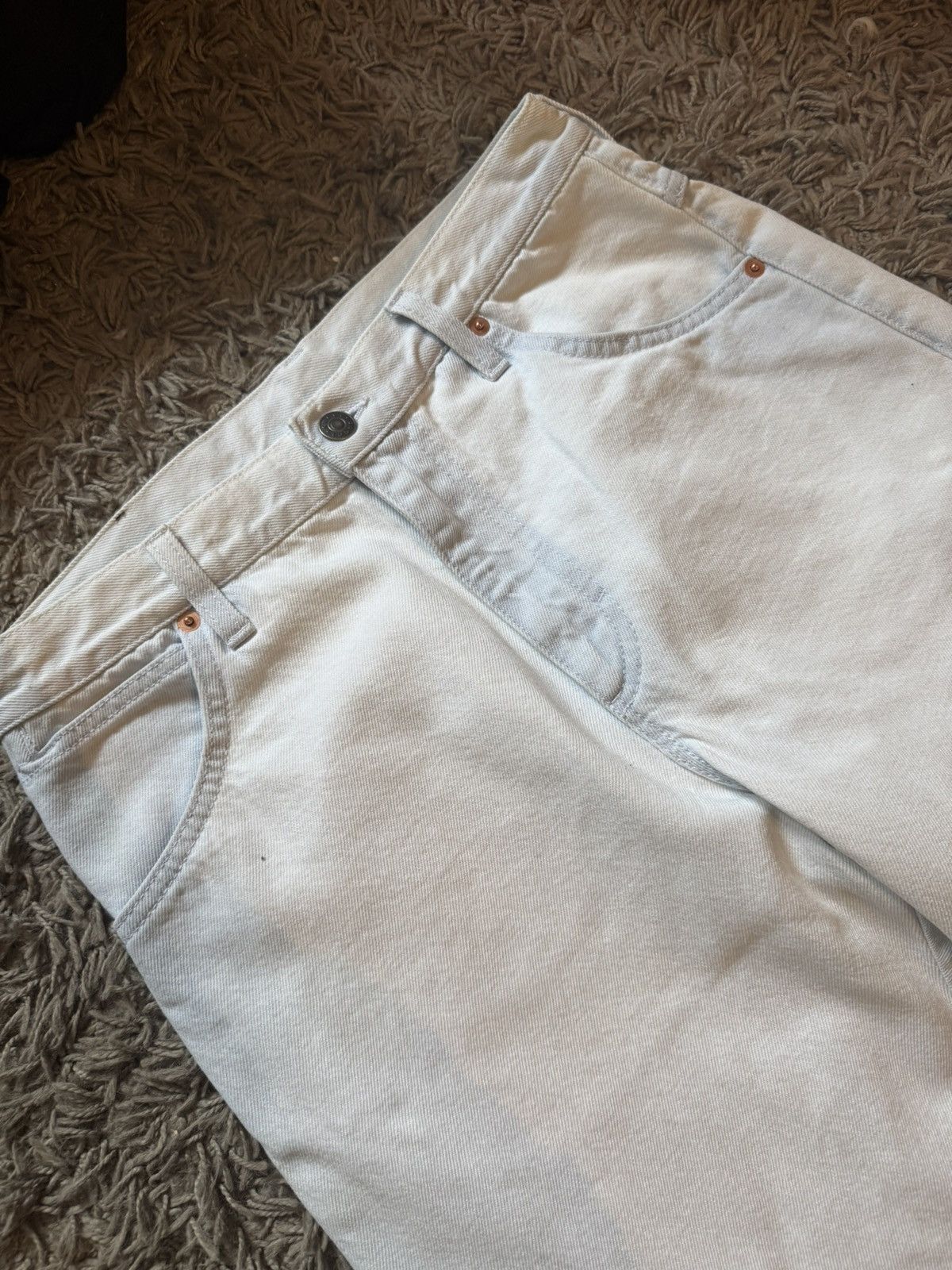 Gucci Gucci GG Patch Logo White Denim Size US 32 / EU 48 - 7 Thumbnail