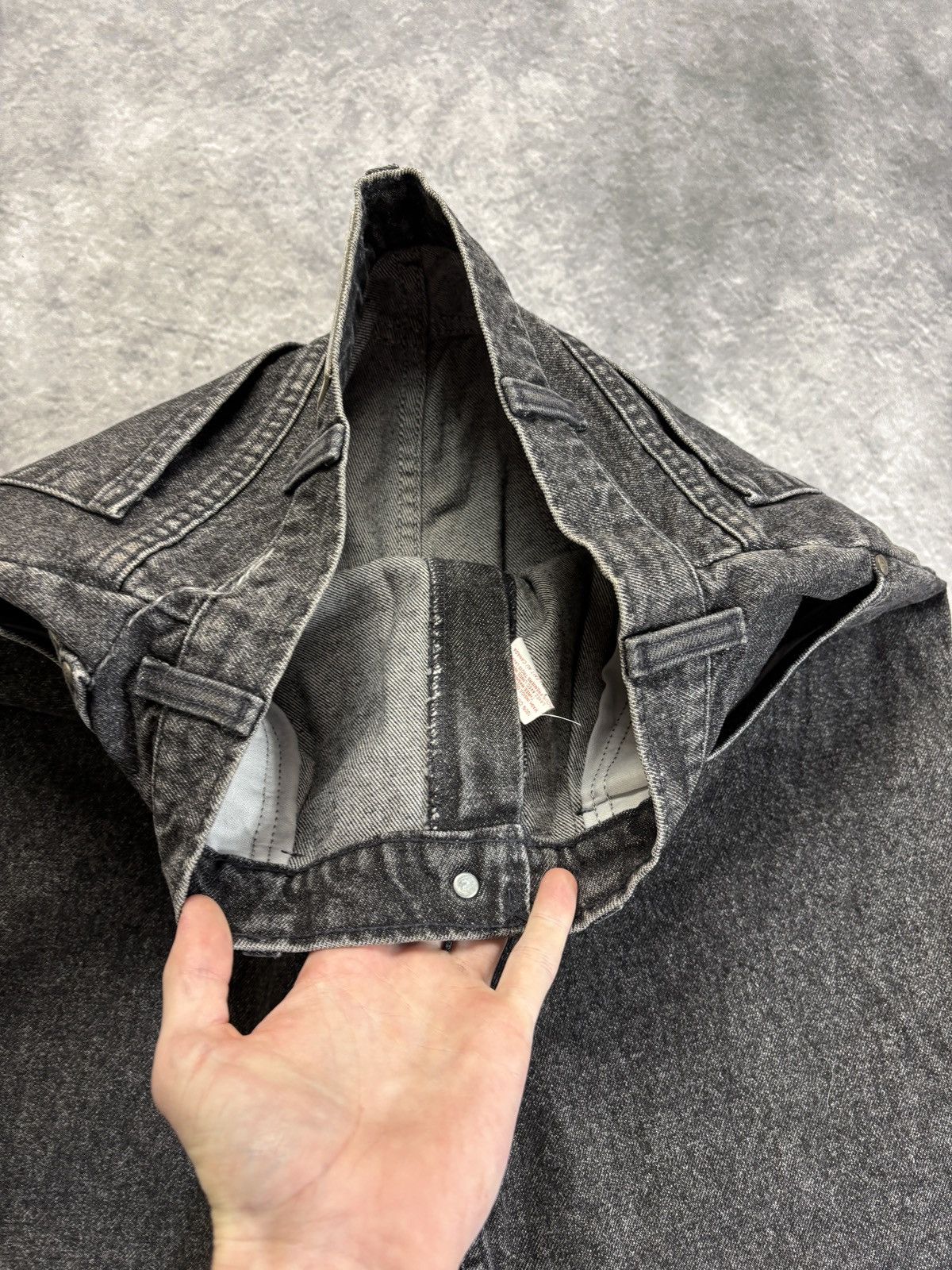 Levi's × Vintage 1980s Levi’s Jeans 80s Vintage Acid Wash Stone Black Tab Size US 31 - 4 Thumbnail